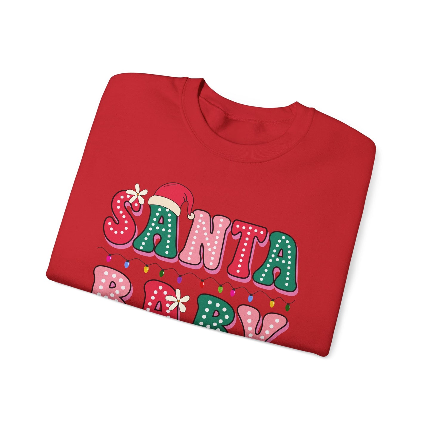 🎅✨ Santa Baby Retro Sweatshirt – Cute & Festive Holiday Style