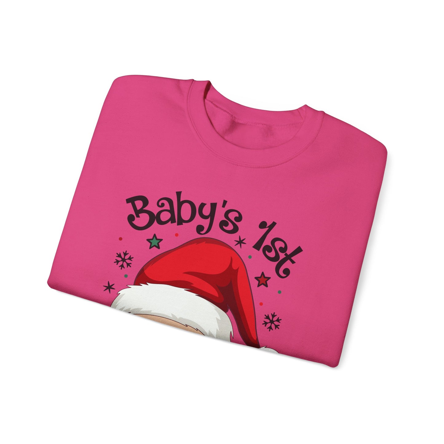 🎅🌲 Santa Baby Christmas Sweatshirt – Adorable Holiday Crewneck