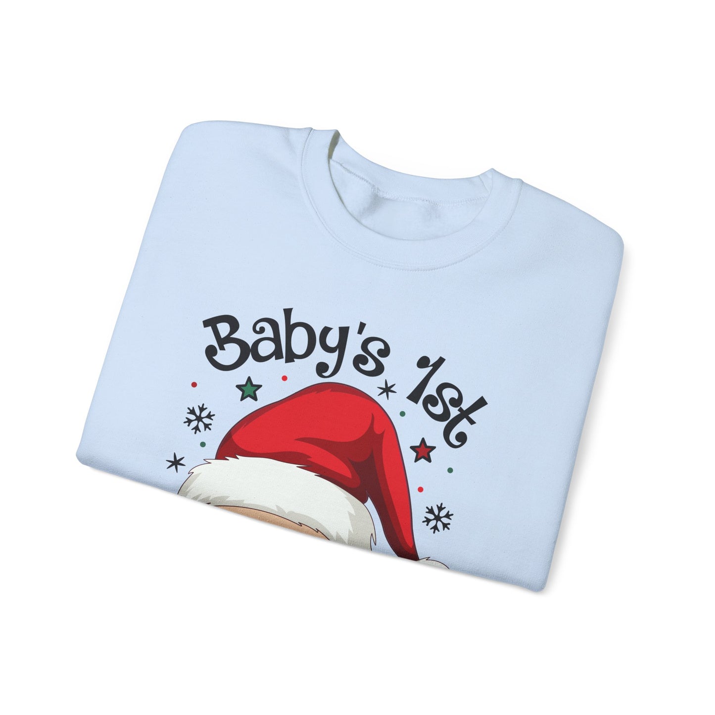 🎅🌲 Santa Baby Christmas Sweatshirt – Adorable Holiday Crewneck