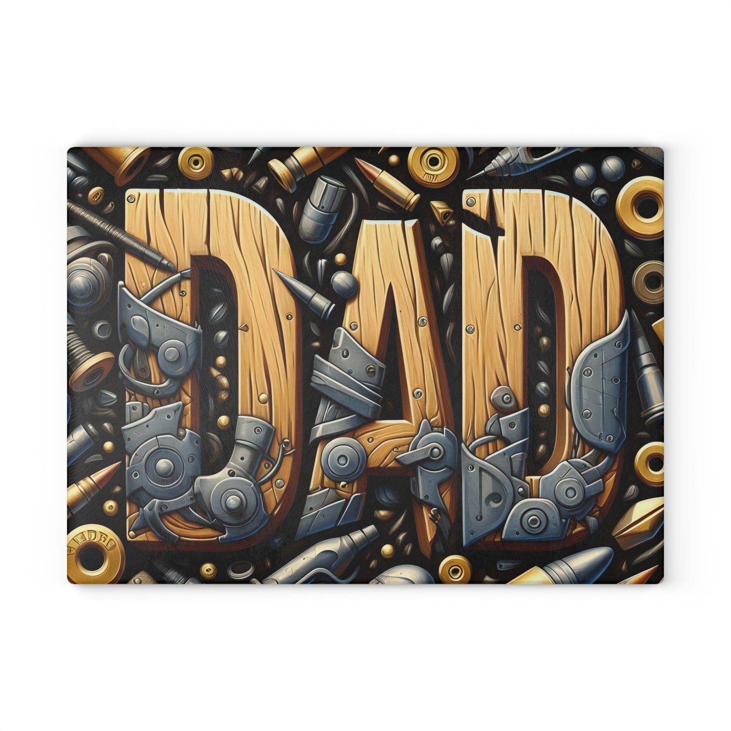 🛠️🔧 Dad Gear Cutting Board – Rugged Style for the Handyman Kitchen 🪚