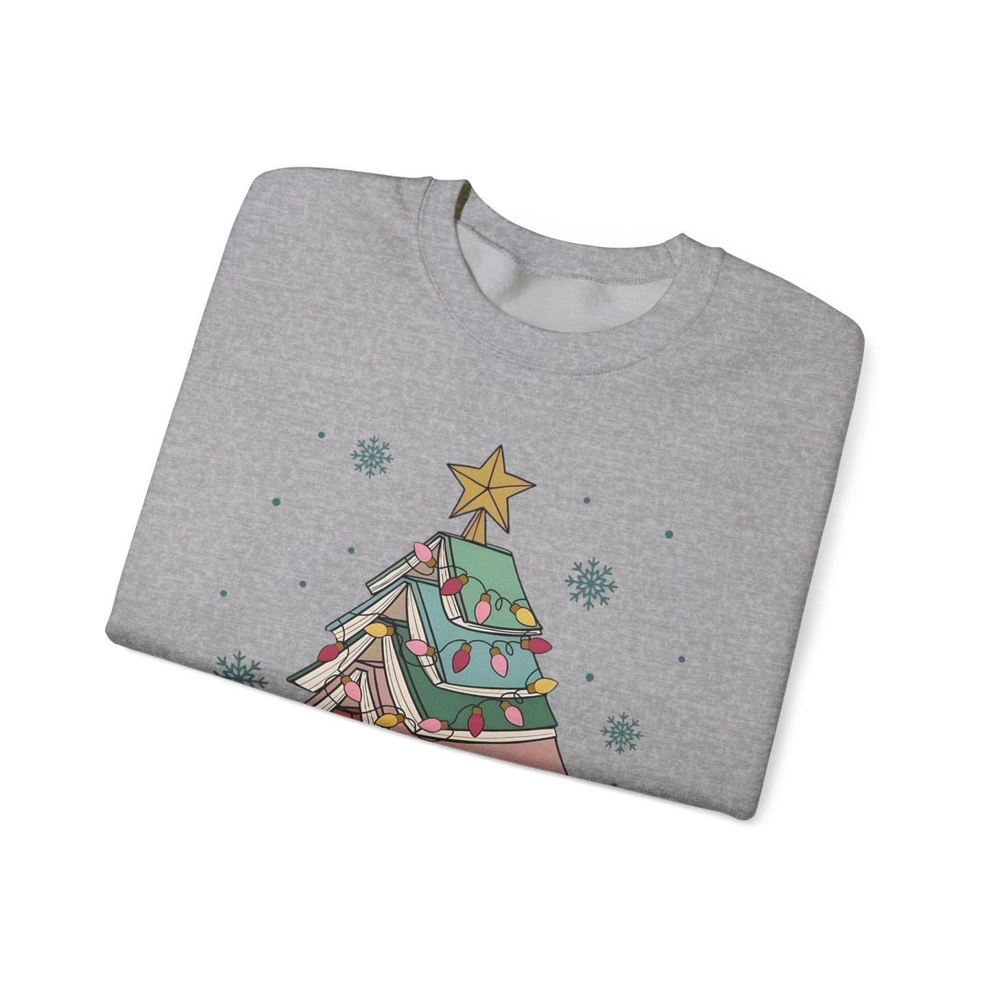 🎄📚 All Booked for Christmas Sweatshirt – Cozy Bookworm Holiday Vibes