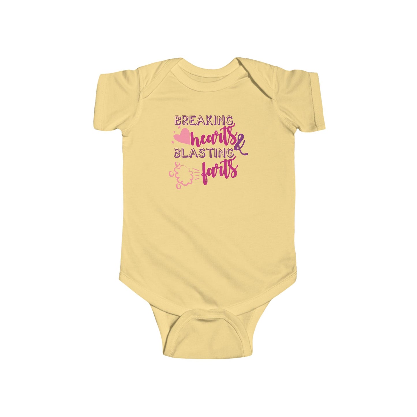 💥 Breaking Hearts & Blasting Farts Baby Onesie – Funny & Adorable Outfit 👶✨