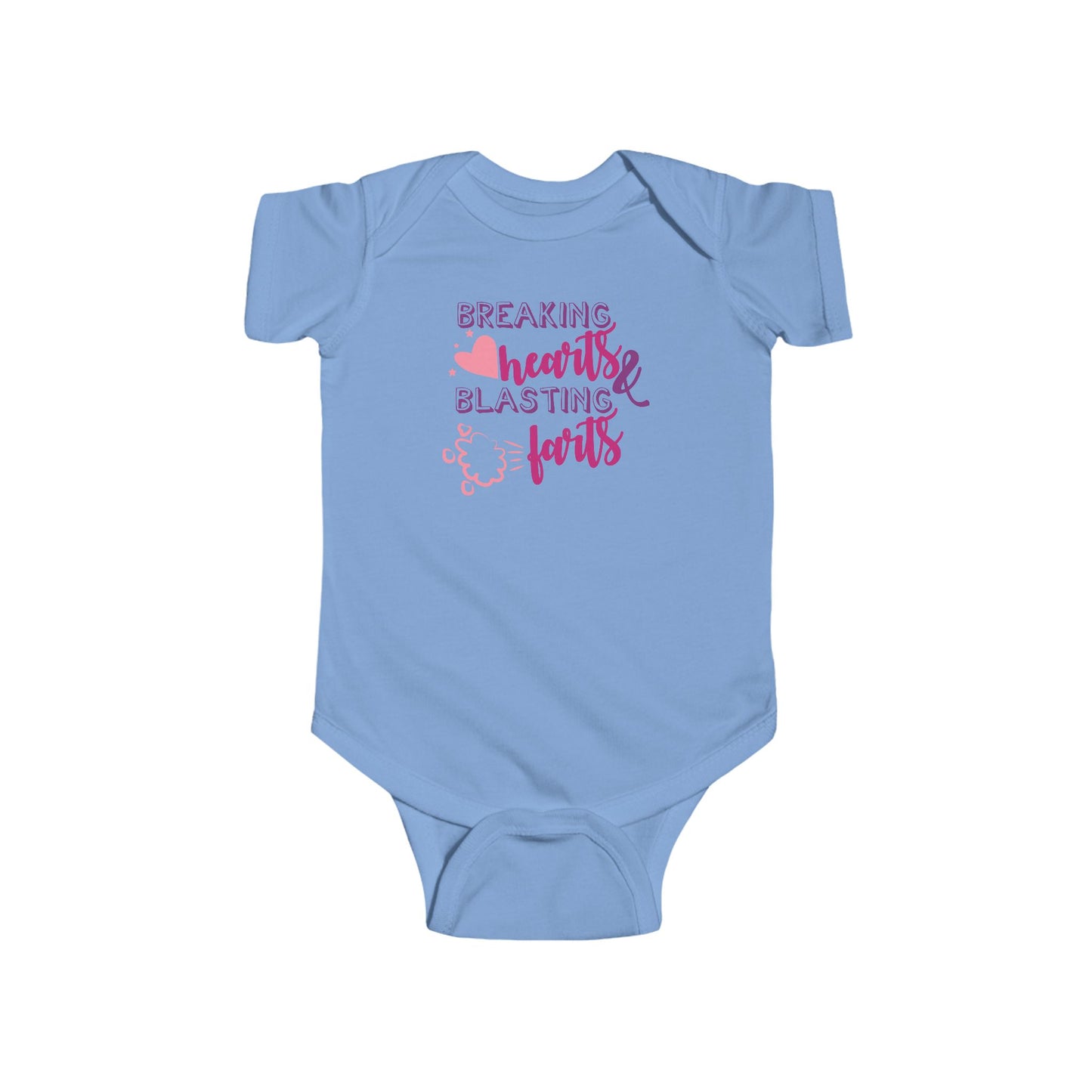 💥 Breaking Hearts & Blasting Farts Baby Onesie – Funny & Adorable Outfit 👶✨