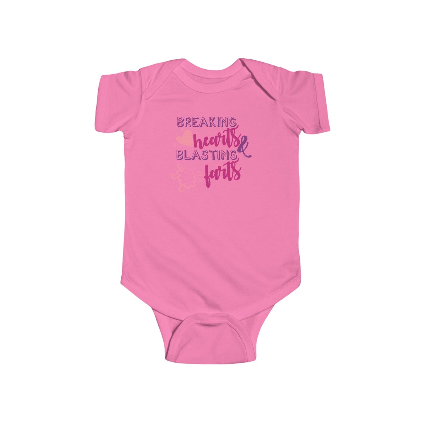 💥 Breaking Hearts & Blasting Farts Baby Onesie – Funny & Adorable Outfit 👶✨