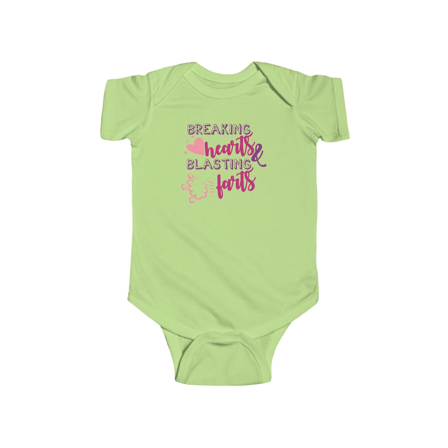 💥 Breaking Hearts & Blasting Farts Baby Onesie – Funny & Adorable Outfit 👶✨