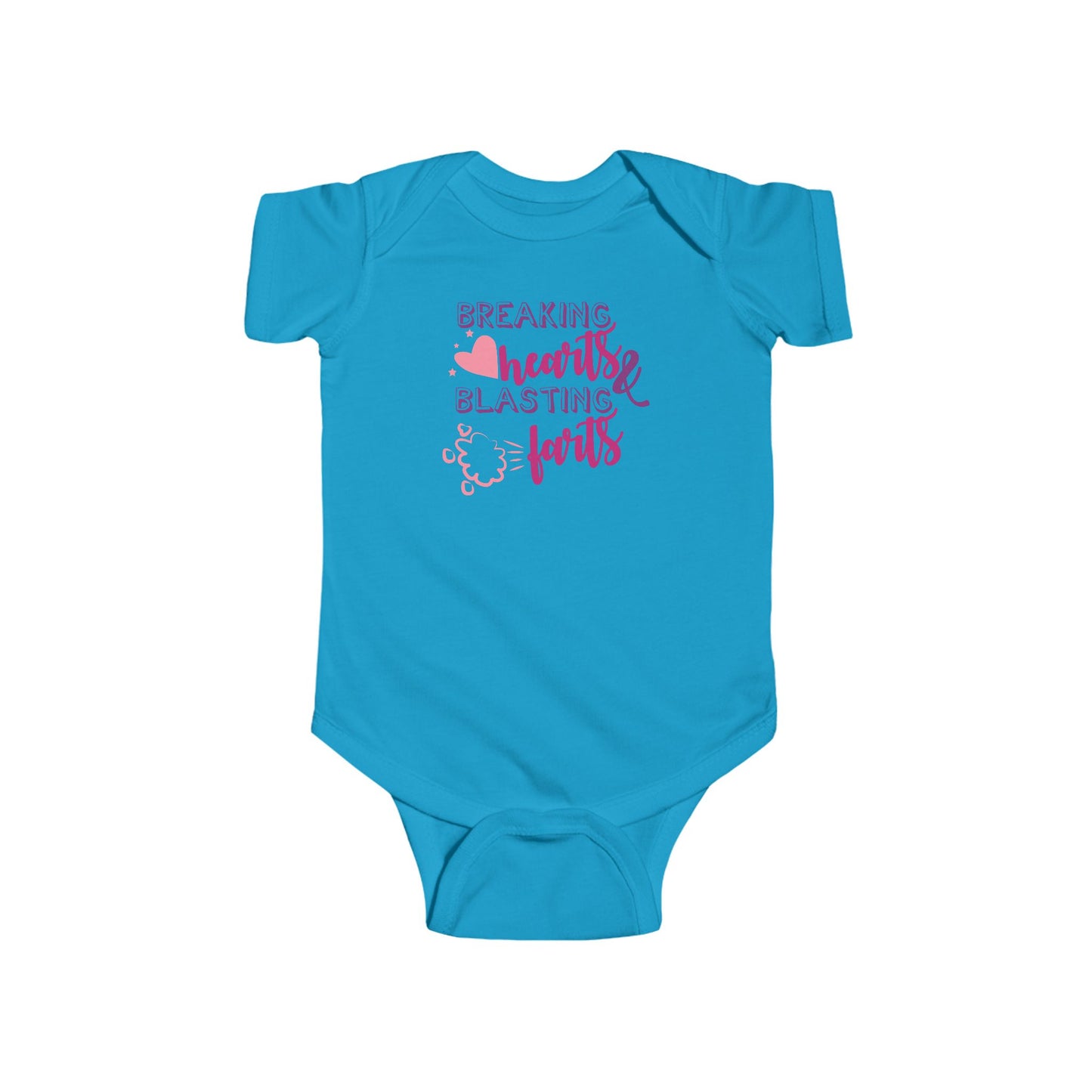 💥 Breaking Hearts & Blasting Farts Baby Onesie – Funny & Adorable Outfit 👶✨