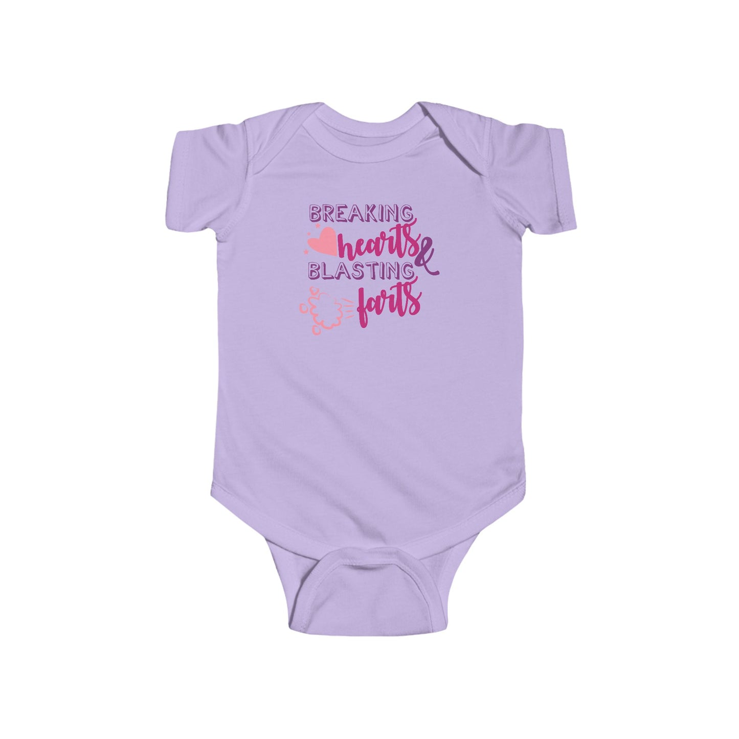 💥 Breaking Hearts & Blasting Farts Baby Onesie – Funny & Adorable Outfit 👶✨