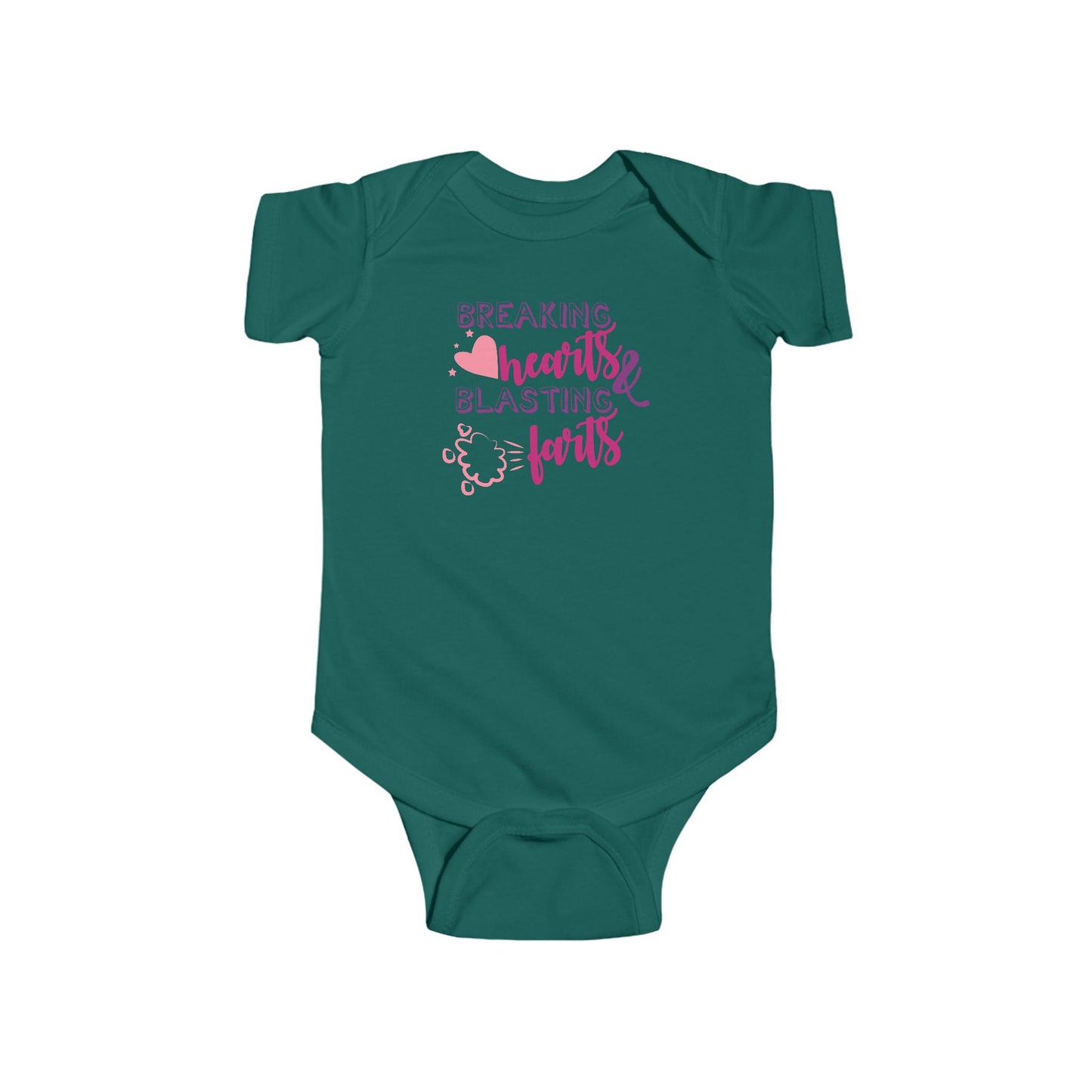 💥 Breaking Hearts & Blasting Farts Baby Onesie – Funny & Adorable Outfit 👶✨