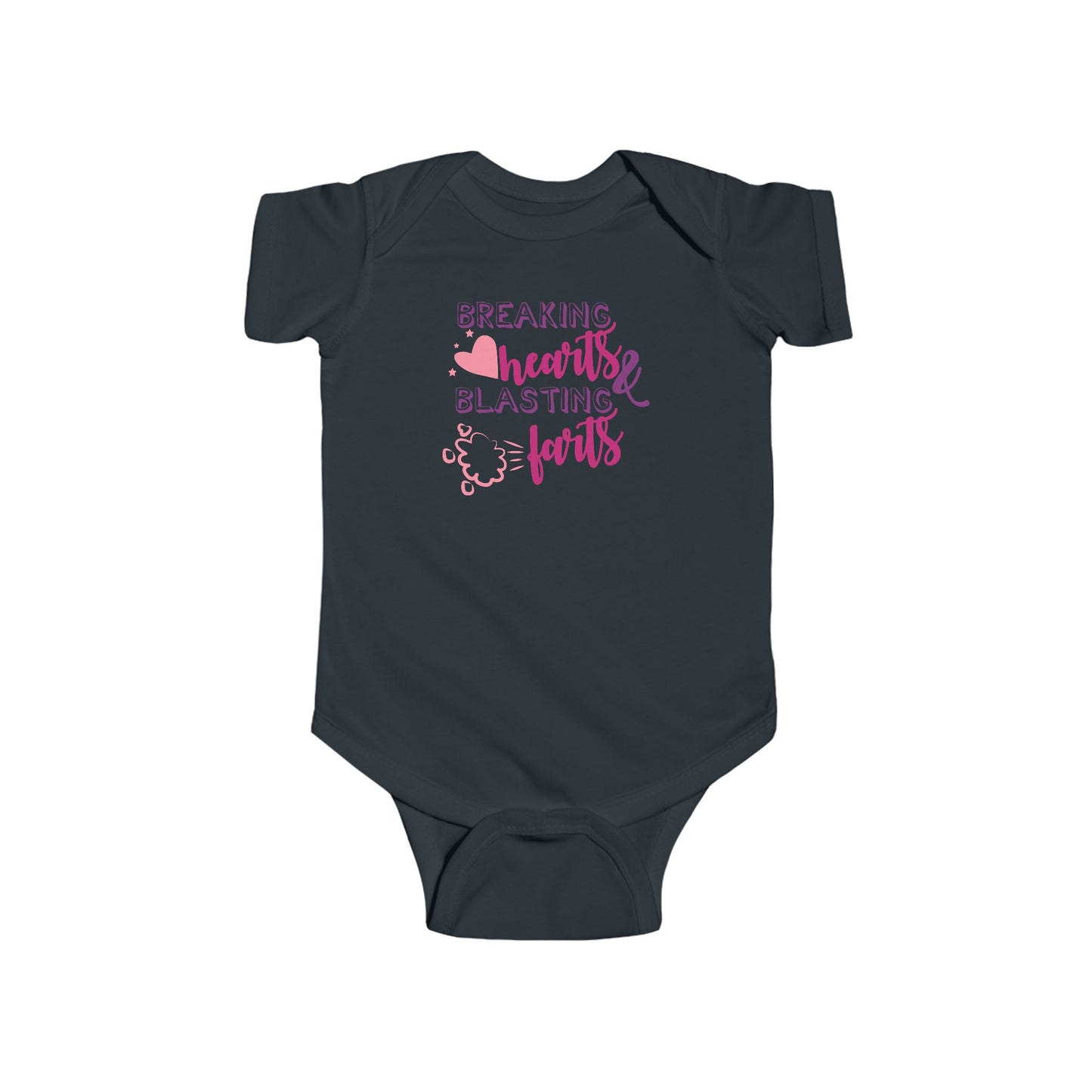 💥 Breaking Hearts & Blasting Farts Baby Onesie – Funny & Adorable Outfit 👶✨