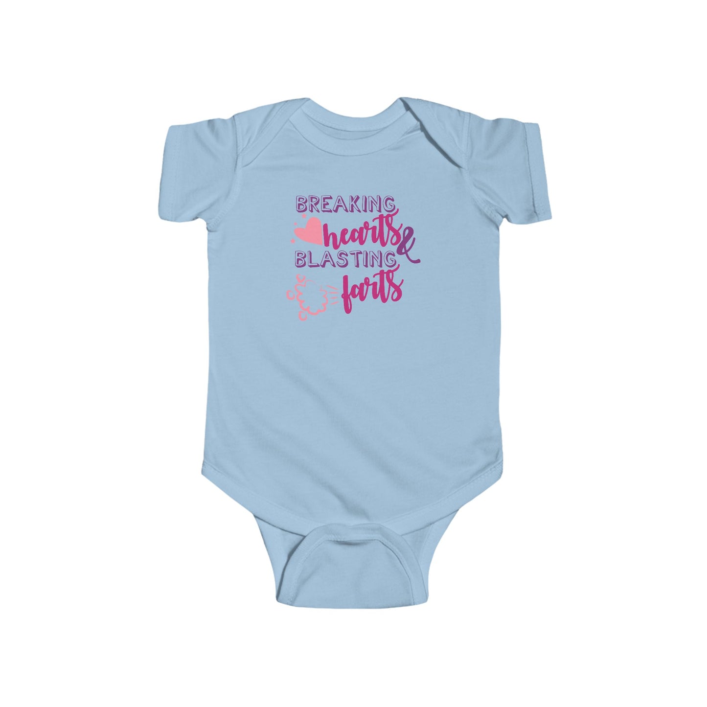 💥 Breaking Hearts & Blasting Farts Baby Onesie – Funny & Adorable Outfit 👶✨