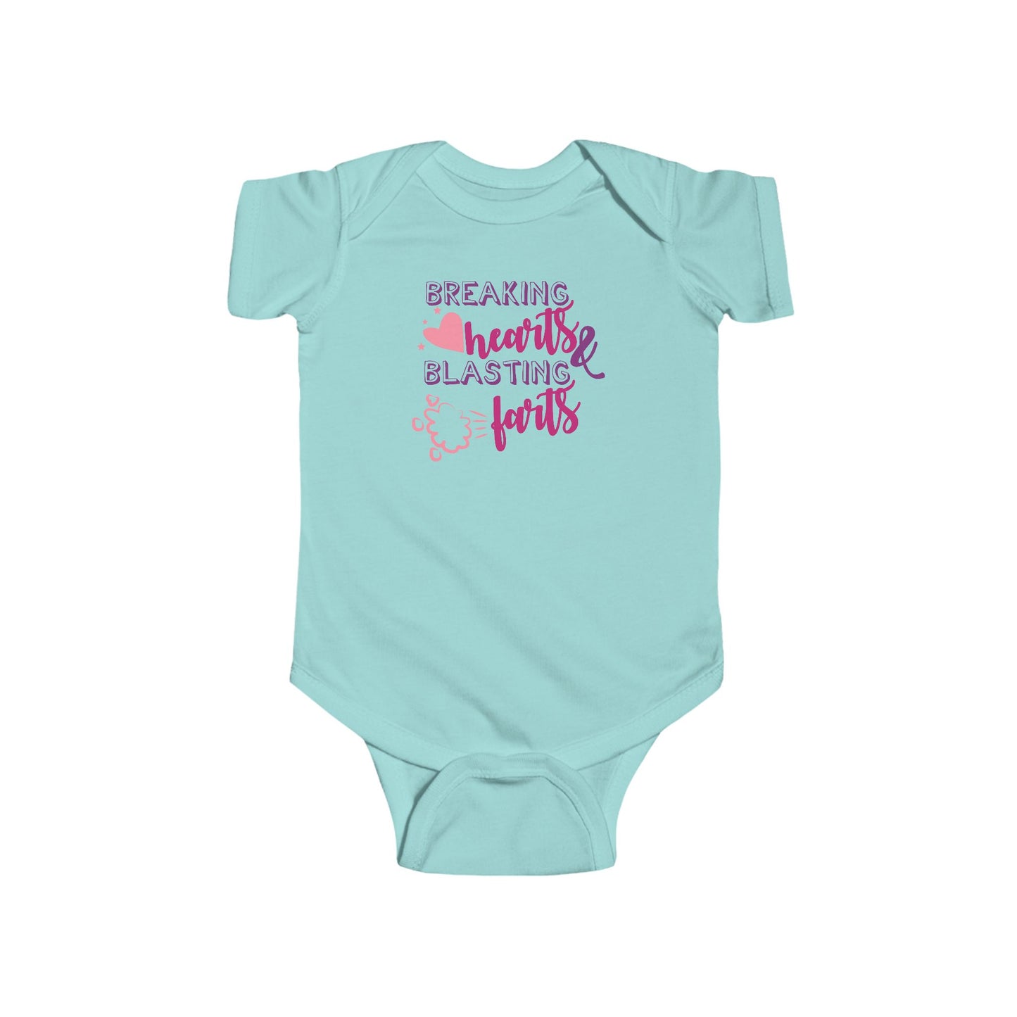 💥 Breaking Hearts & Blasting Farts Baby Onesie – Funny & Adorable Outfit 👶✨