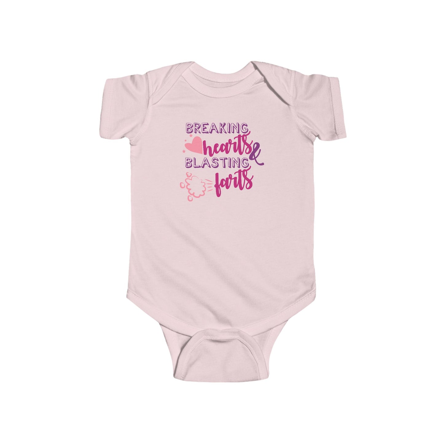 💥 Breaking Hearts & Blasting Farts Baby Onesie – Funny & Adorable Outfit 👶✨