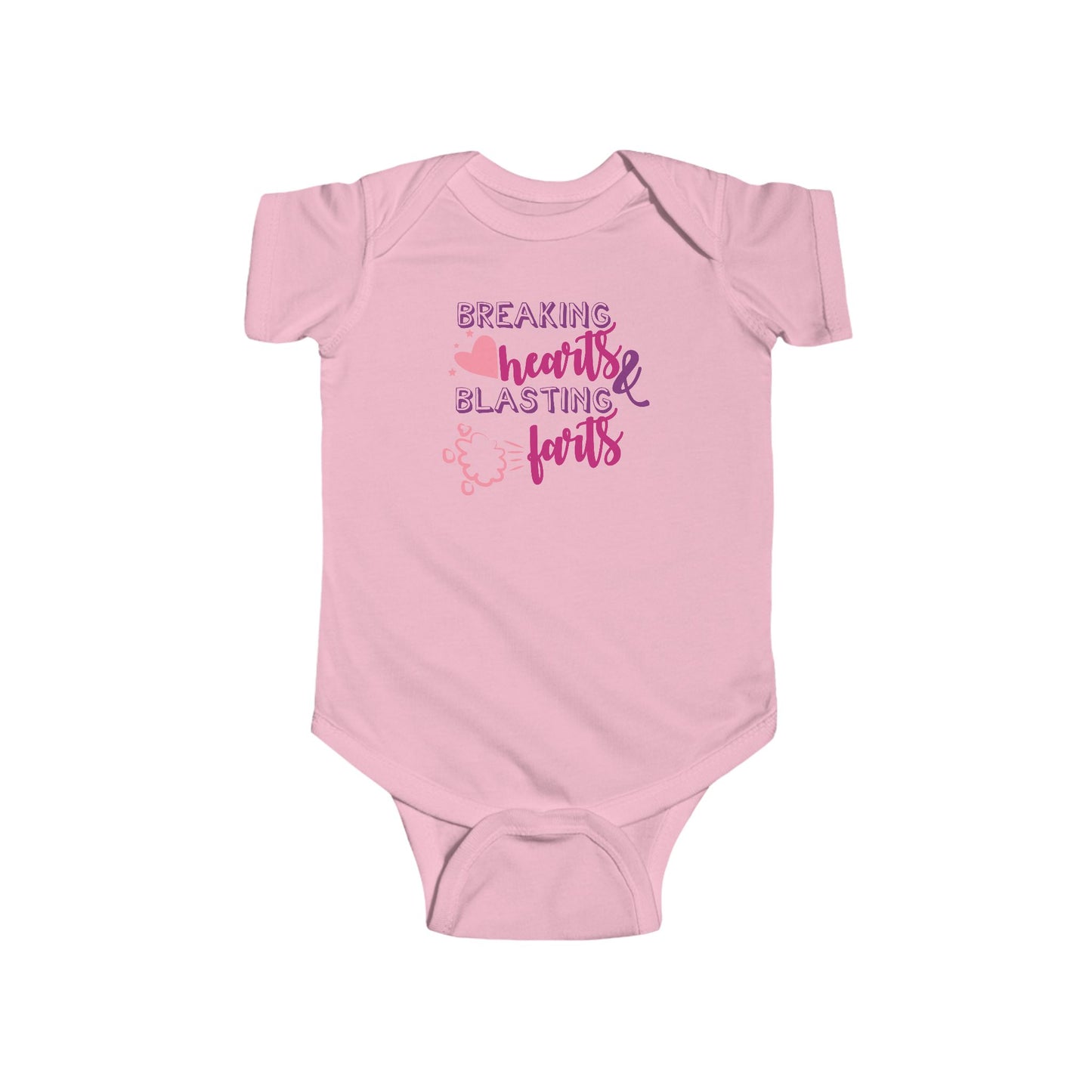💥 Breaking Hearts & Blasting Farts Baby Onesie – Funny & Adorable Outfit 👶✨