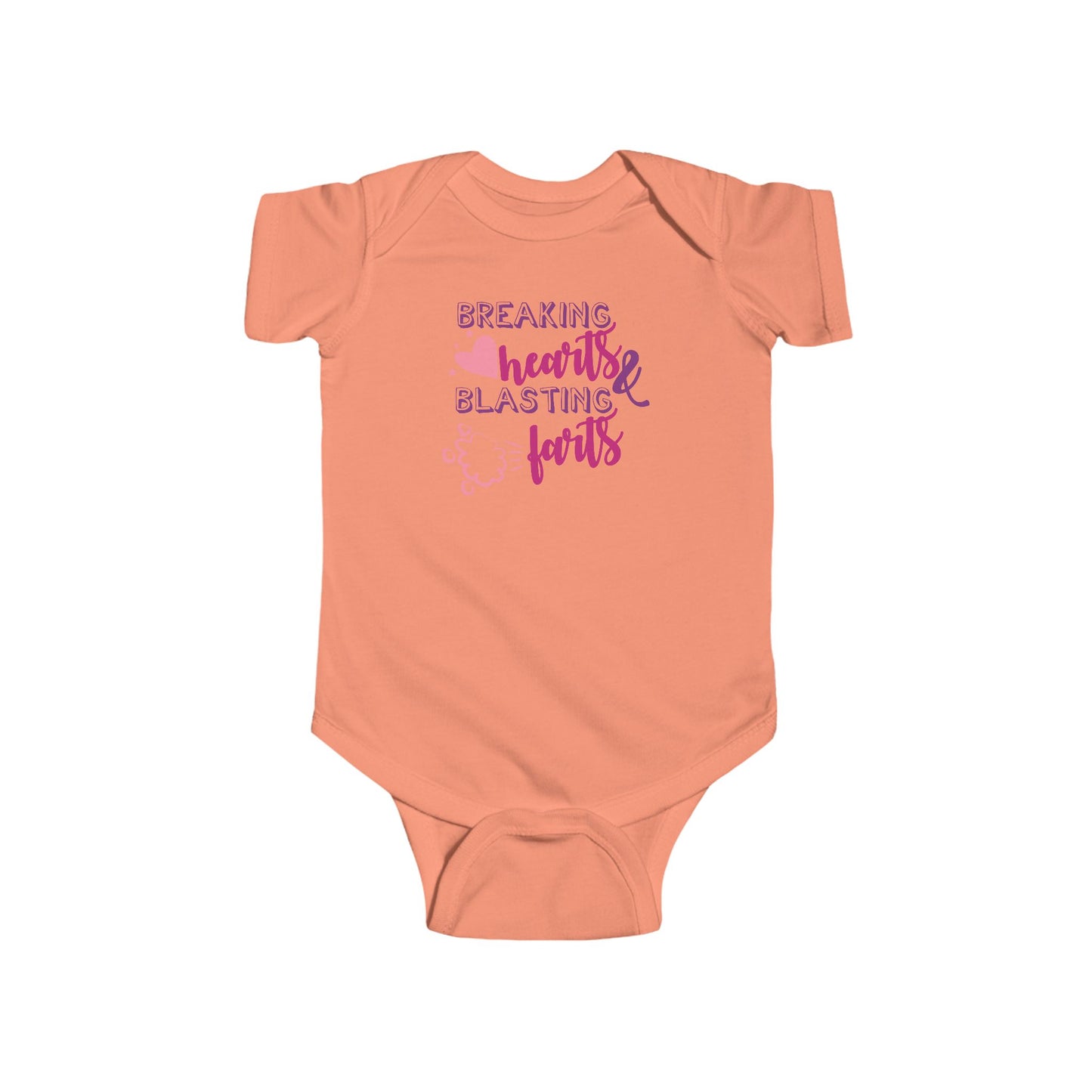 💥 Breaking Hearts & Blasting Farts Baby Onesie – Funny & Adorable Outfit 👶✨