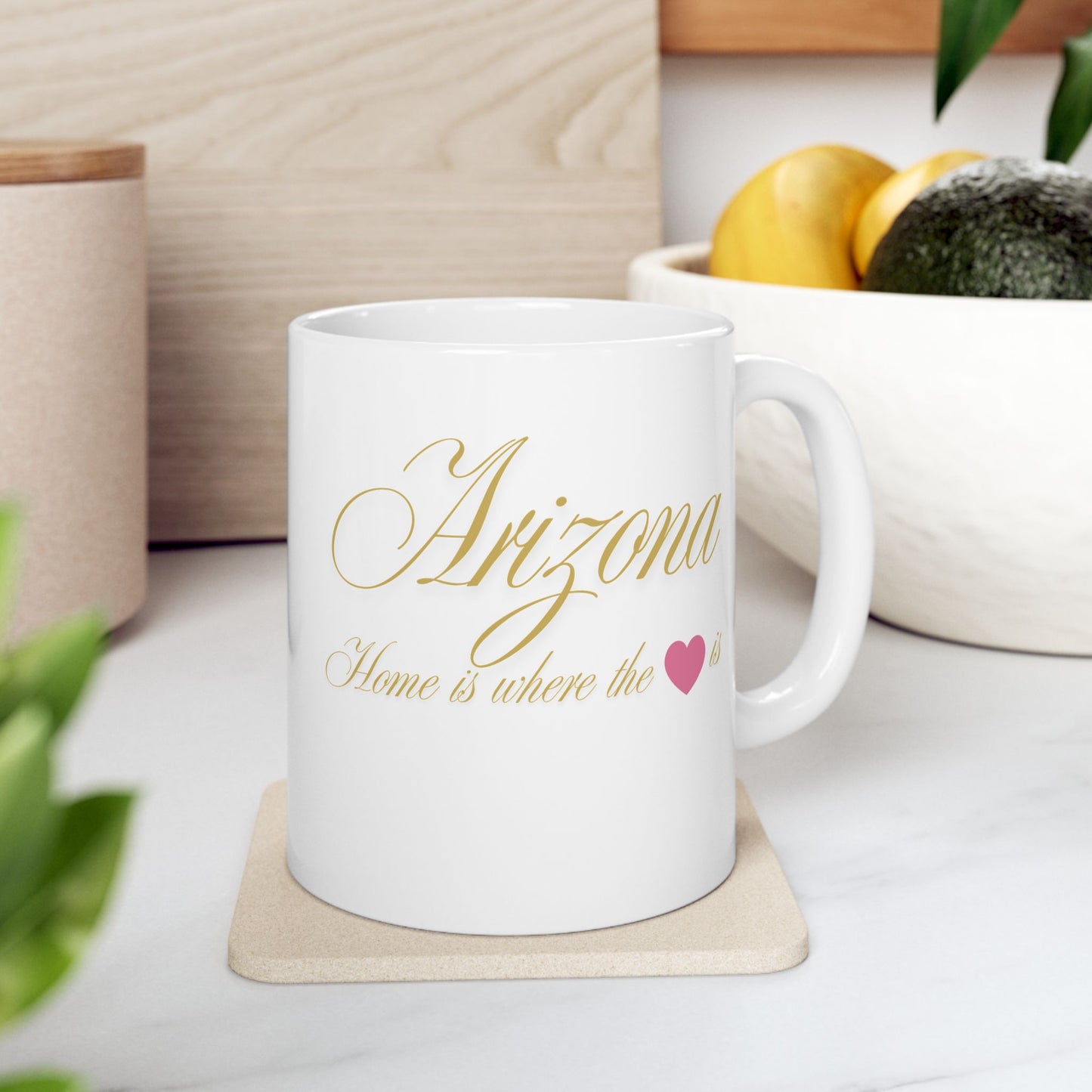 ☕ Home is Where the ❤️ Is – Arizona Mug – Desert Charm in Every Sip 🌵