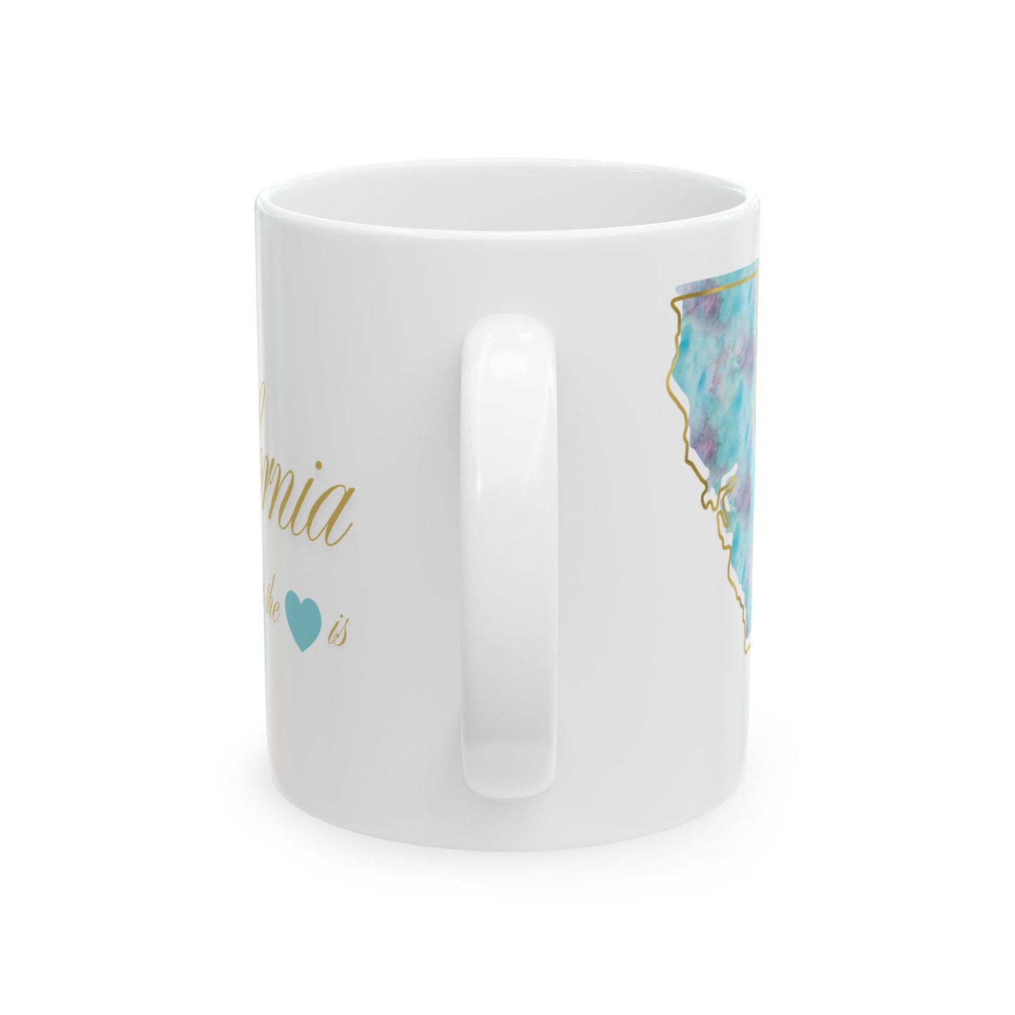 ☕ Home is Where the ❤️ Is – California Mug – Golden State Morning Bliss 🌅