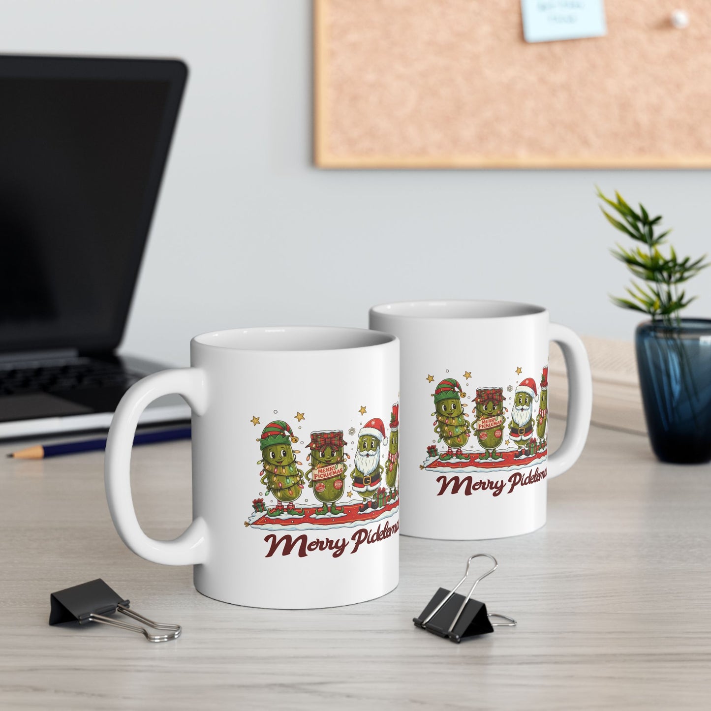 🥒🎄 Merry Picklemas – Festive Christmas Pickle Cup ✨☕