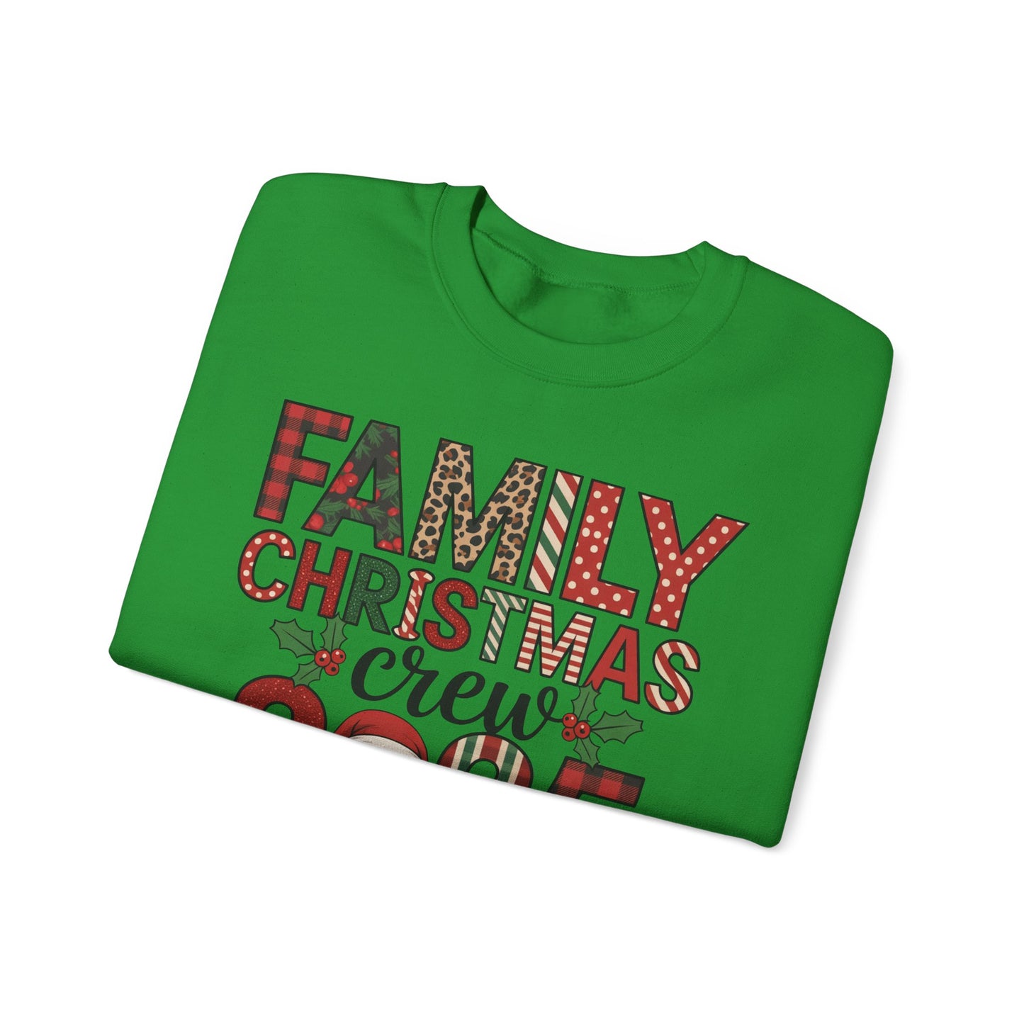 🎄👨‍👩‍👧‍👦 Family Christmas Crew 2025 Sweatshirt – Celebrate the Holidays Together 🎅✨