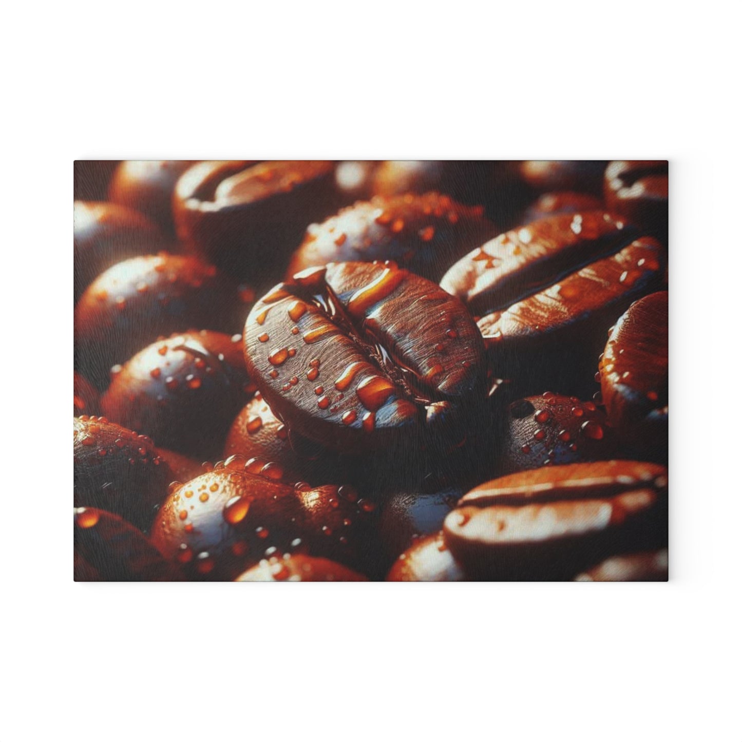 Roasted Coffee Bean Cutting Board – Bold Kitchen Café Art