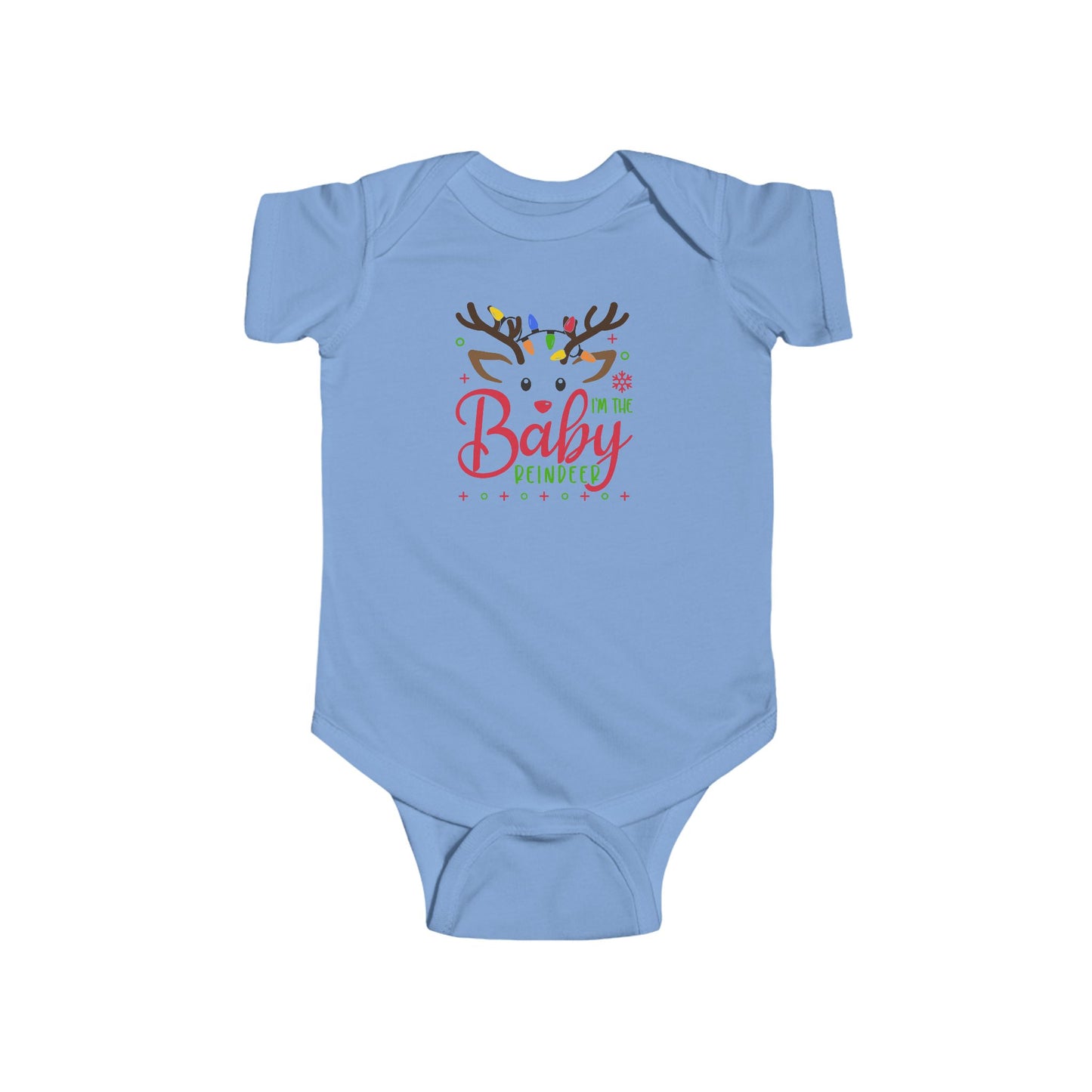🦌 “I’m the Baby Reindeer” Baby Onesie – Adorable Holiday Cheer ✨