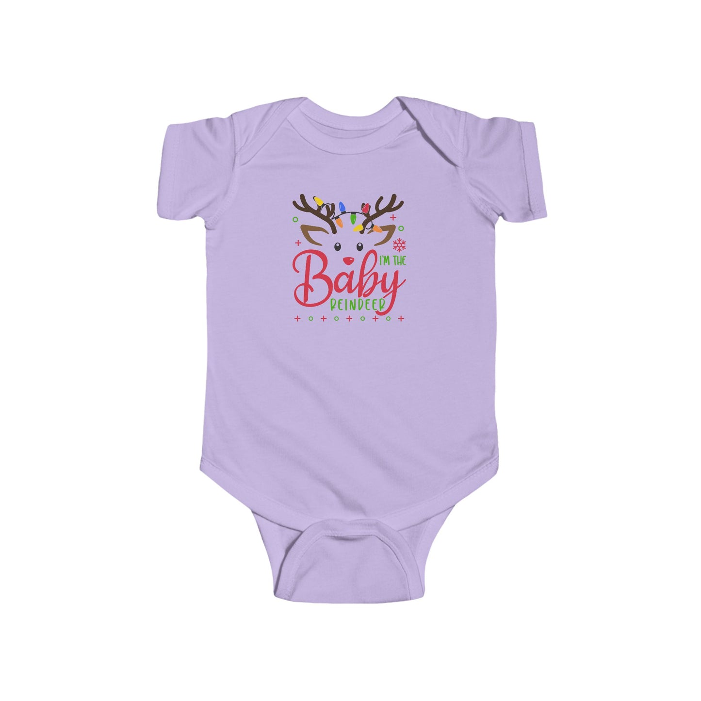 🦌 “I’m the Baby Reindeer” Baby Onesie – Adorable Holiday Cheer ✨