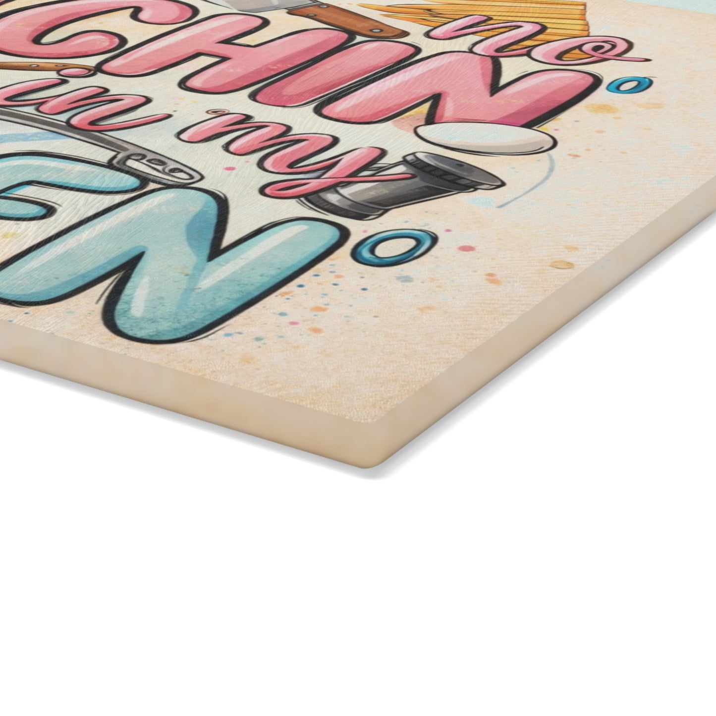 No Bitchin’ in My Kitchen Glass Cutting Board – Funny Baking Kitchen Decor