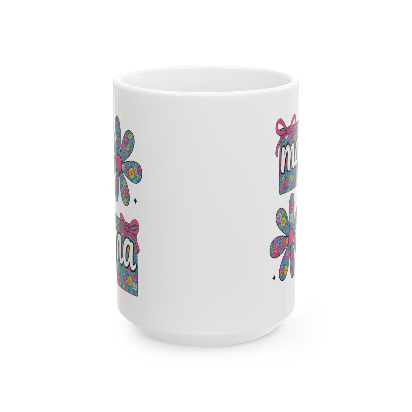 Taza con diseño floral para mamá: celebra a la hermosa mamá en tu vida