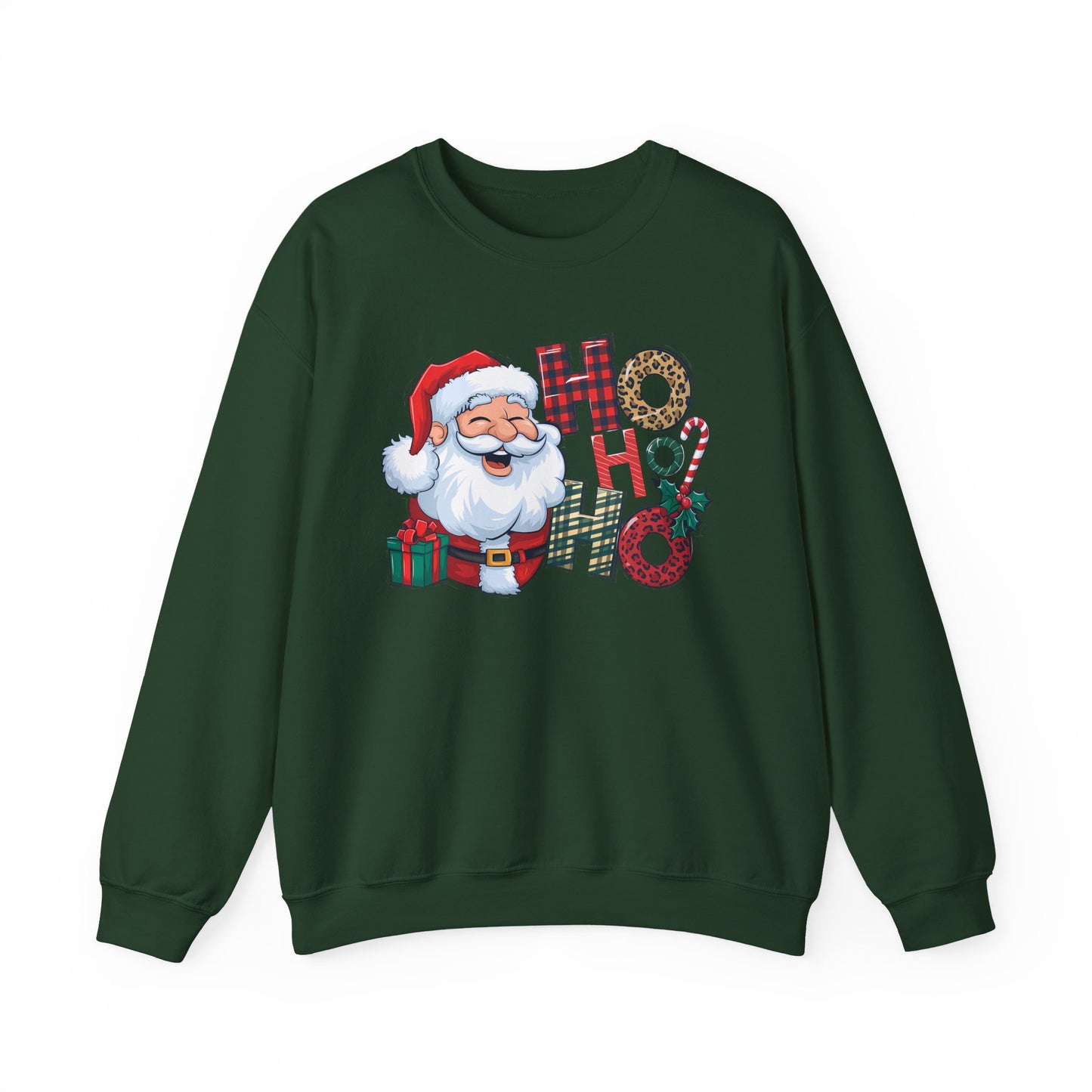 🎅✨ HO HO HO Santa Sweatshirt – Classic Holiday Cheer 🎄🎁
