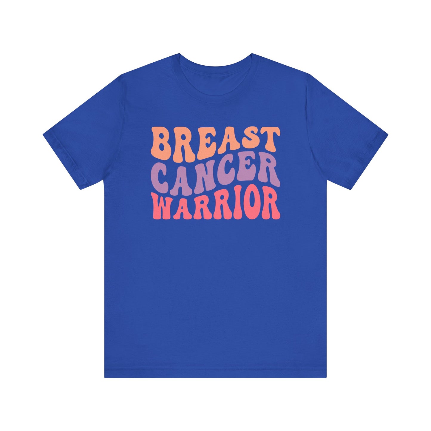 🎗️💪 Breast Cancer Warrior T-Shirt – Bold Retro Awareness Tee for Strength & Support 🌸