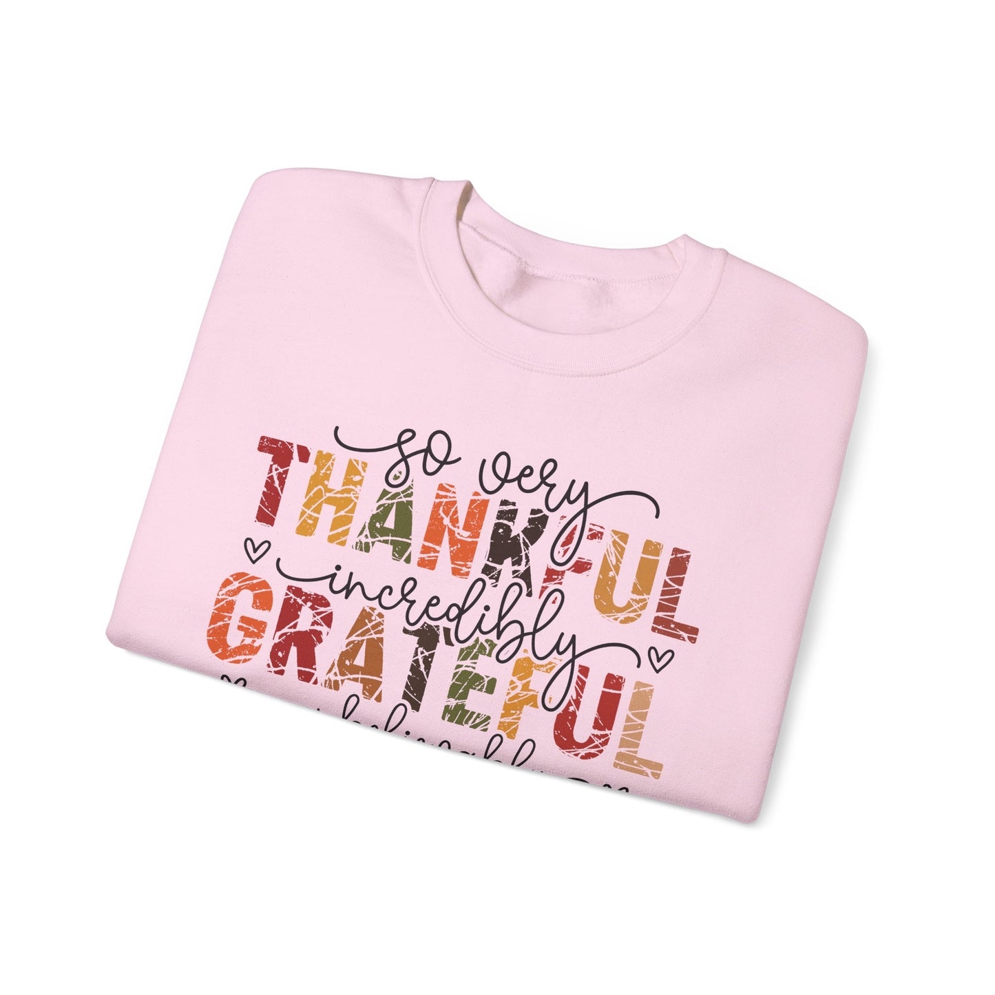 🤎✨ So Very Thankful, Incredibly Grateful, Unbelievably Blessed – Cozy Fall Sweatshirt 🍂🧡