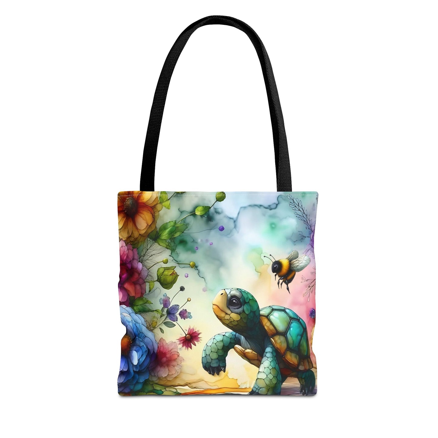 Bolsa de mano - Diseño de tortugas coloridas