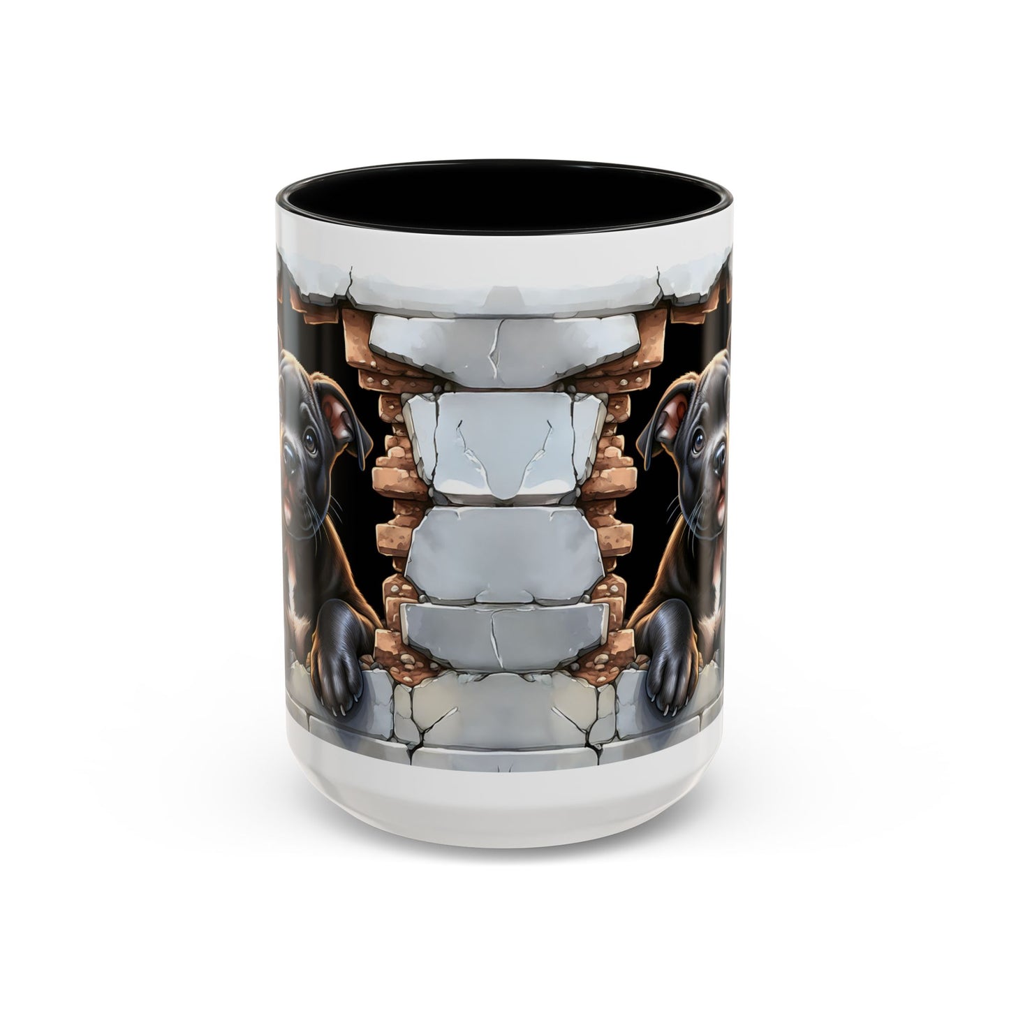 🐶☕ Pit Bull Puppy Accent Mug – Cute Breakthrough Pup Design ✨