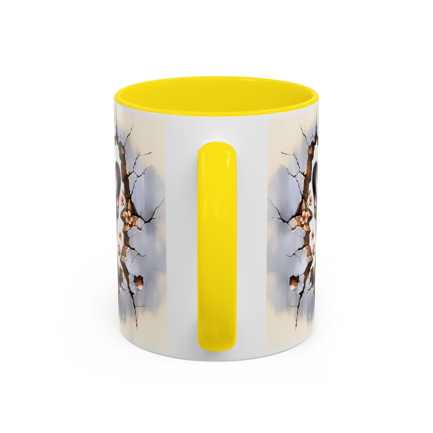 🐾☕ Black French Bulldog Puppy Accent Mug – Cute Breakthrough Pup Design ✨