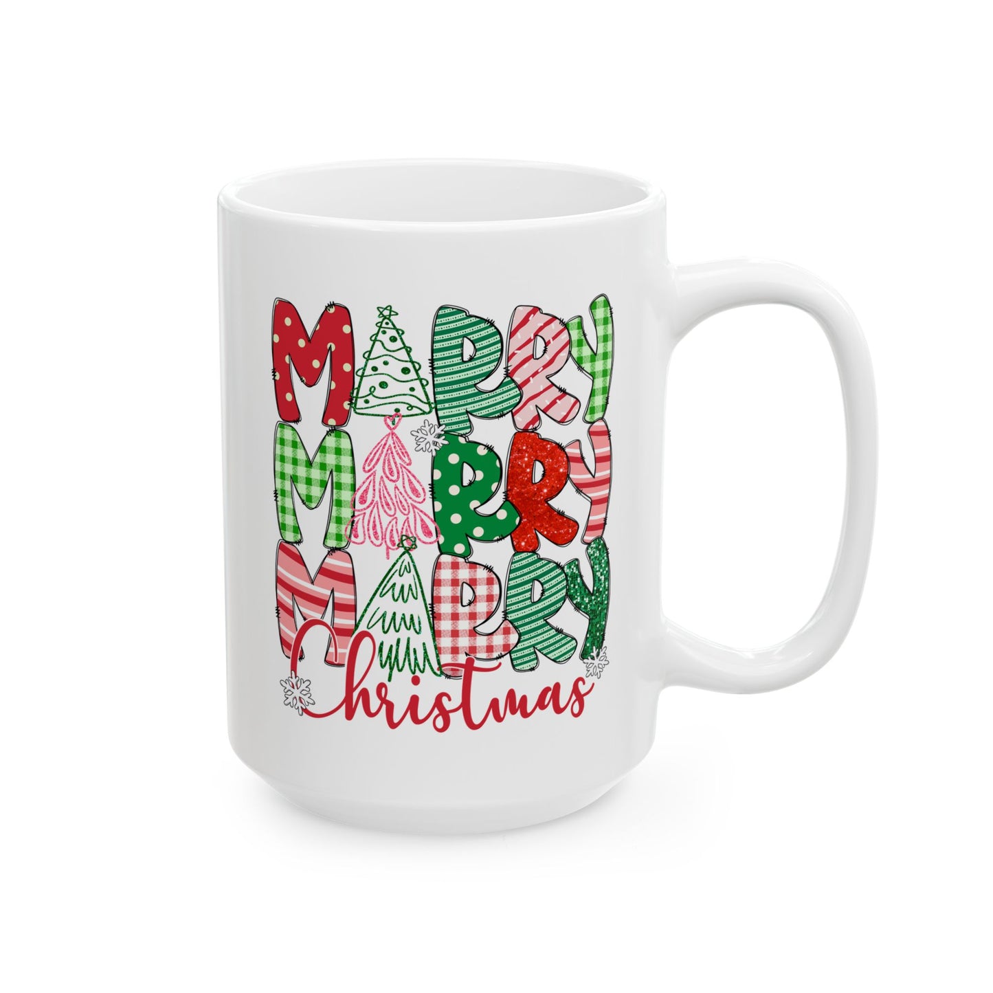 🎄 Merry Merry Merry Christmas Mug – Festive Cheer in Every Sip 🎅