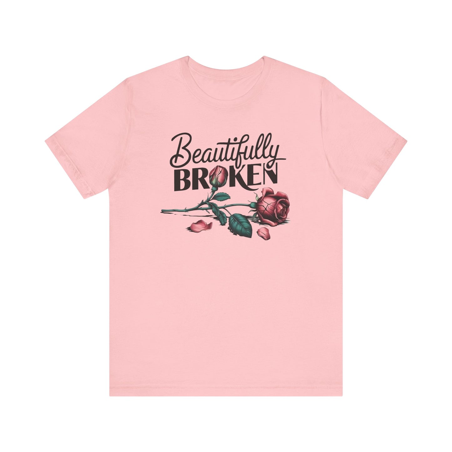Camiseta Rosa “Beautifully Broken”: una camiseta empoderante con una elegancia suave