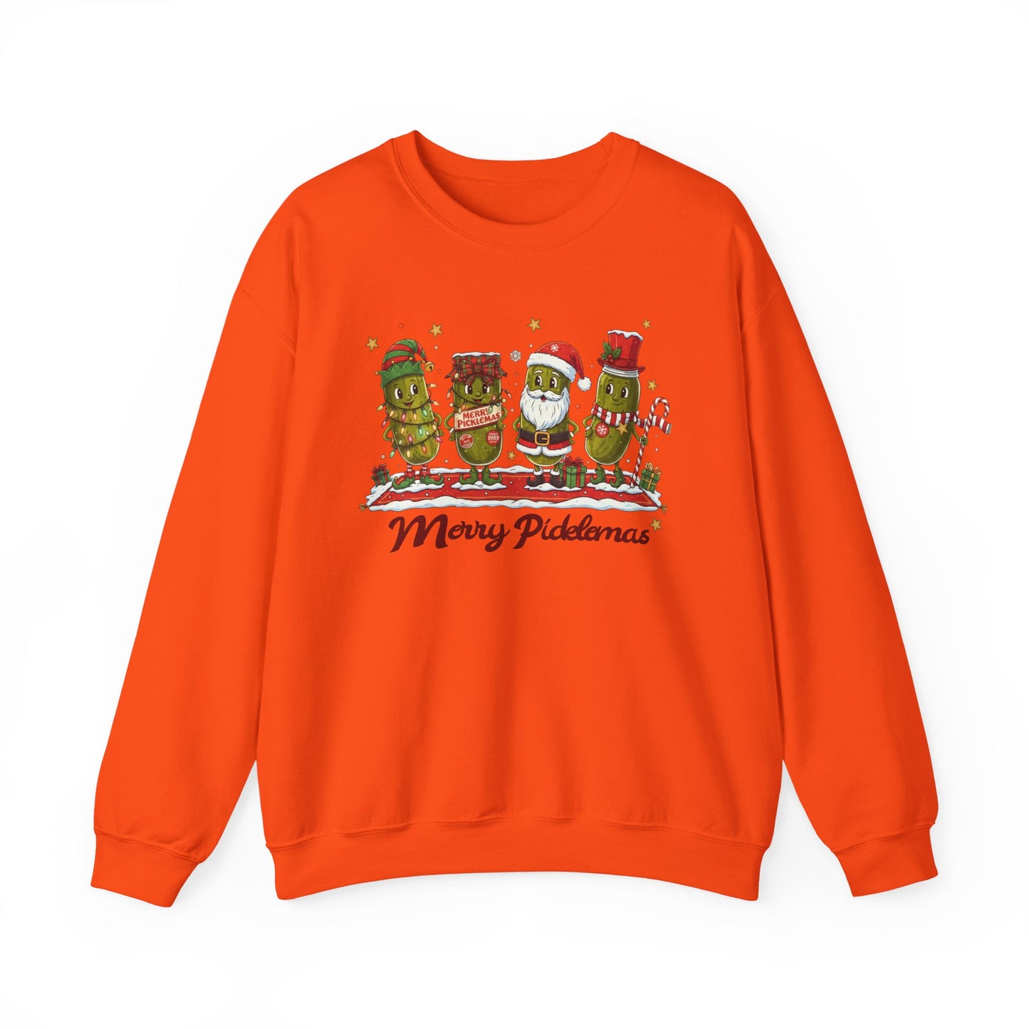 🎄🥒 Merry Picklemas Sweatshirt – Funny Holiday Dill-Lovers Gift