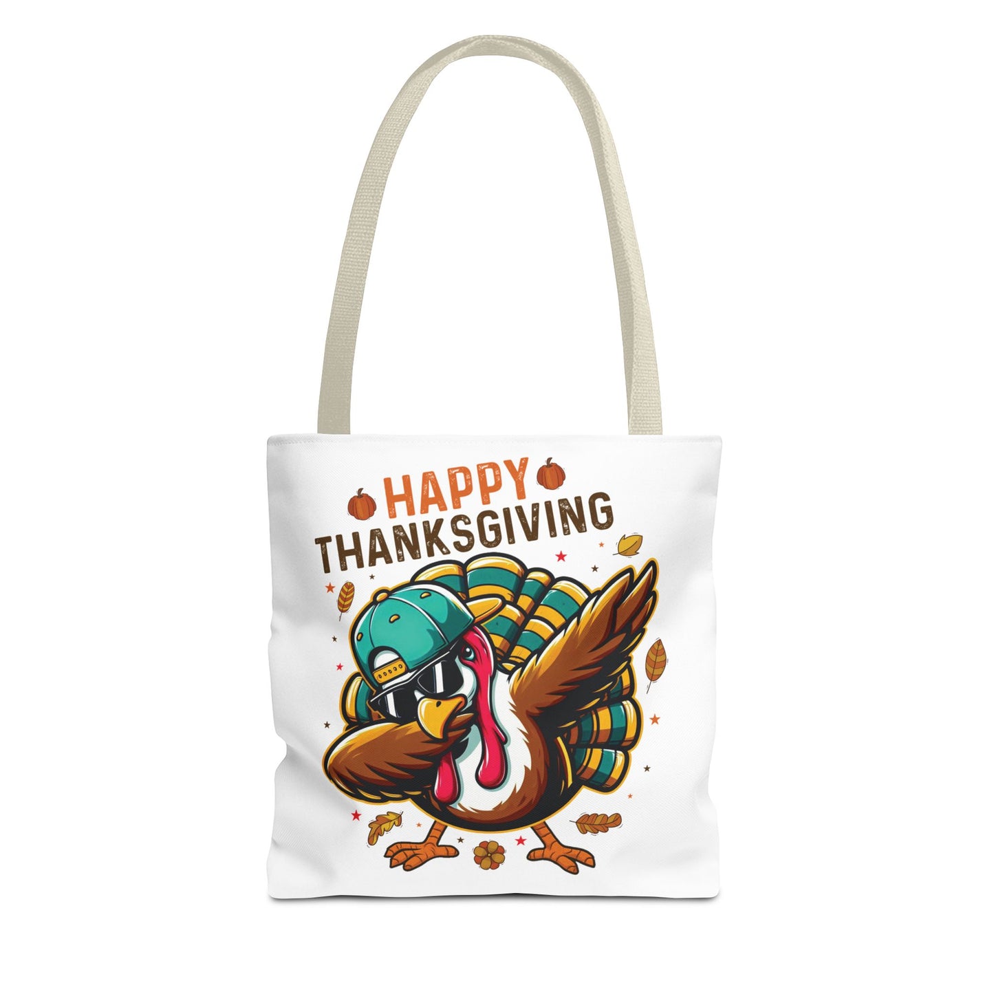 🦃 Dabbing Turkey Tote Bag – Thanksgiving Swagger with Holiday Humor
