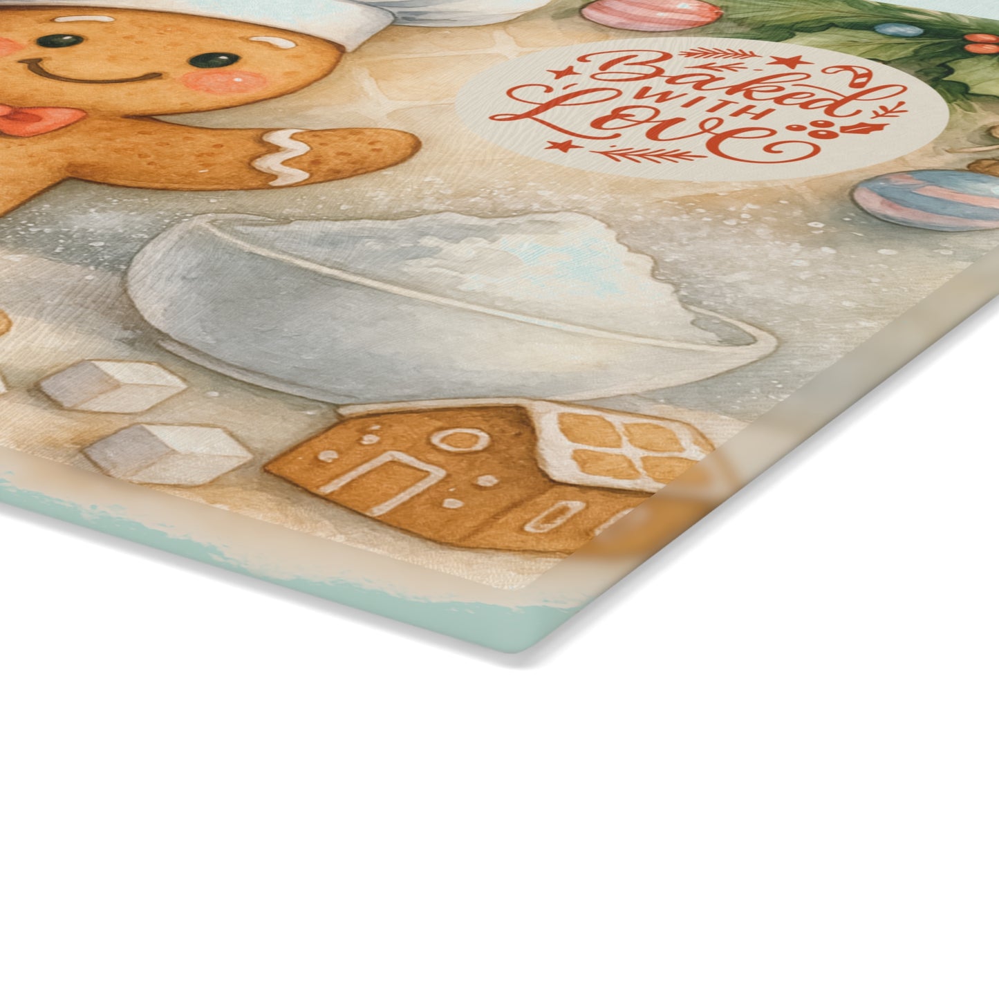 🍪🎄 Gingerbread Chef Cutting Board – Baked with Love Holiday Charm ✨❄️
