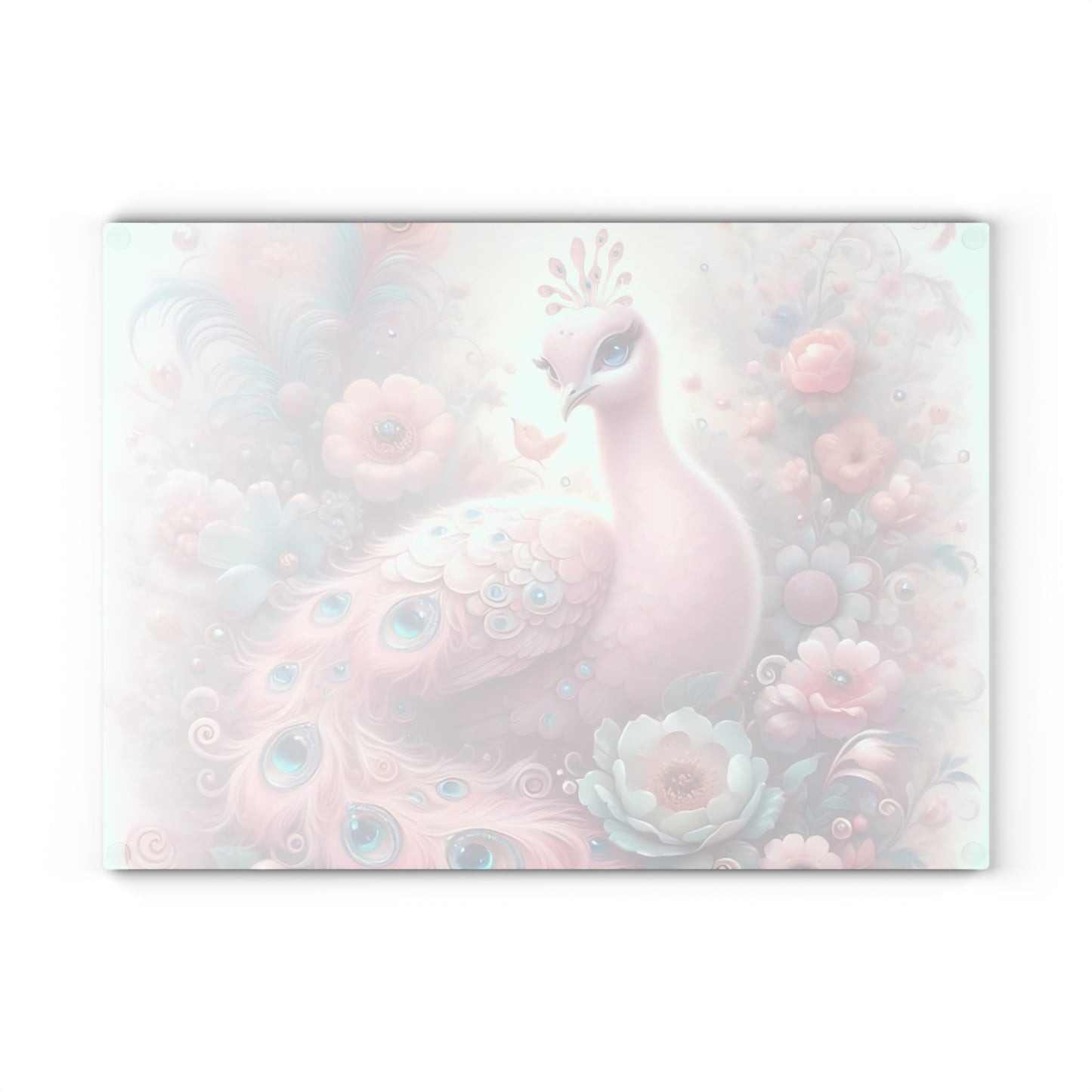 Decoración de pavo real, decoración de mariposas, tabla de cortar, decoración de cocina, arte de cocina, tabla de servir, regalo de pavo real, regalo de mariposa, tabla de cortar floral