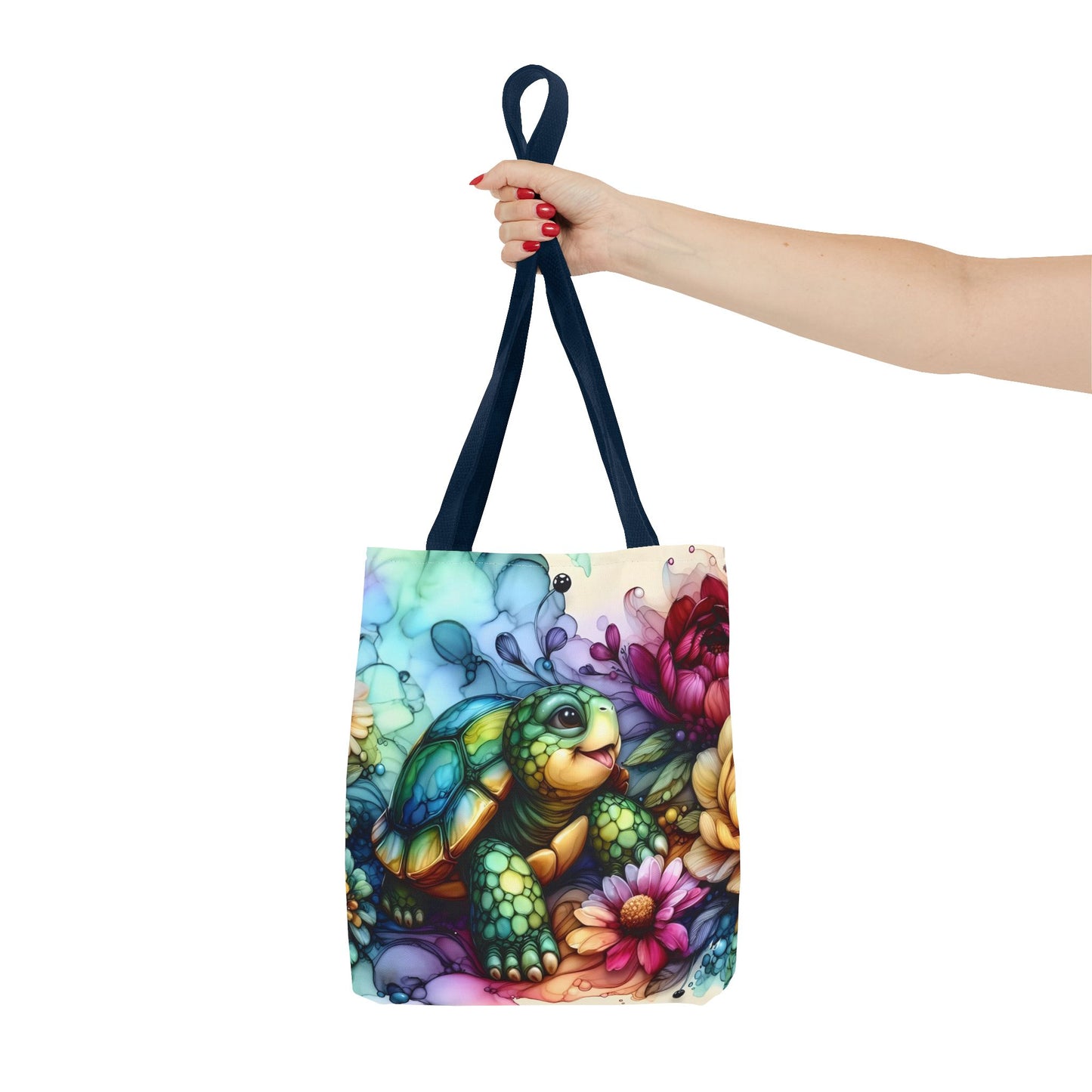 Bolsa de mano - Diseño de tortugas coloridas