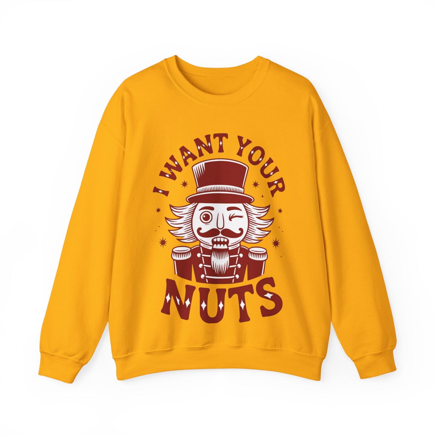 🎄😂 I Want Your Nuts Sweatshirt – Funny Nutcracker Christmas Pullover for Women
