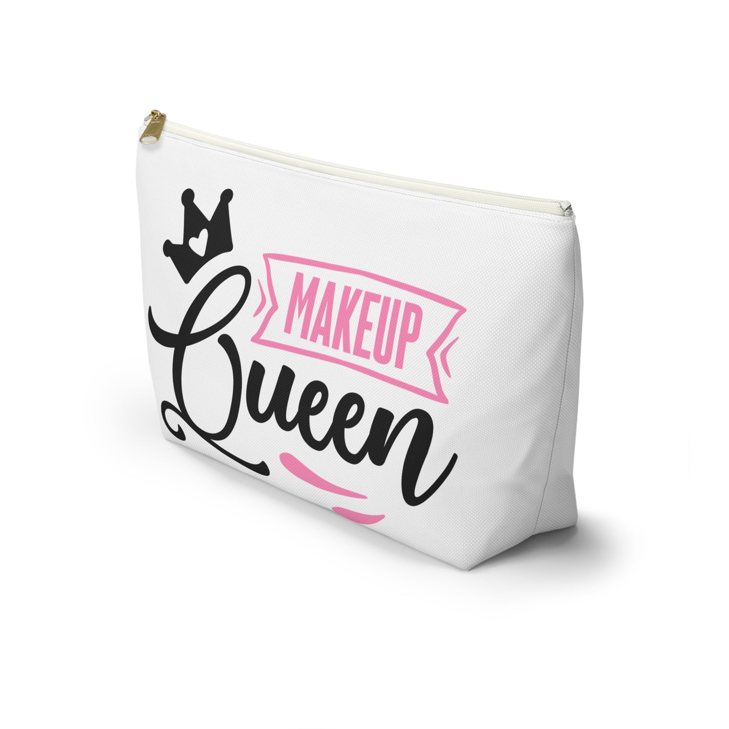 Accessory Pouch – "Makeup Queen" Pink Makeup Bag