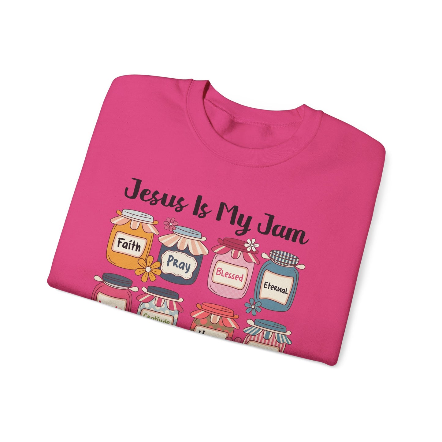 🙌✨ Jesus Is My Jam Sweatshirt – Faith, Love & Hope in Style 💖