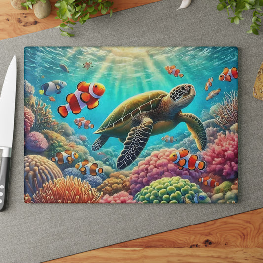 Tabla de cortar de tortuga marina, regalos de tortuga marina, tabla de charcutería, regalo de cumpleaños para hija, regalo de casa de playa, regalo de Navidad para mamá, regalos para esposa
