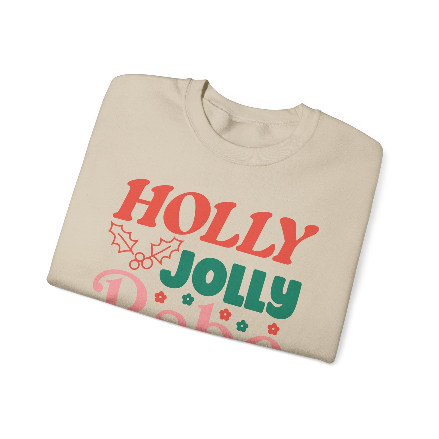 🎀✨ Holly Jolly Babe Retro Crewneck – Cute, Cozy & Festive