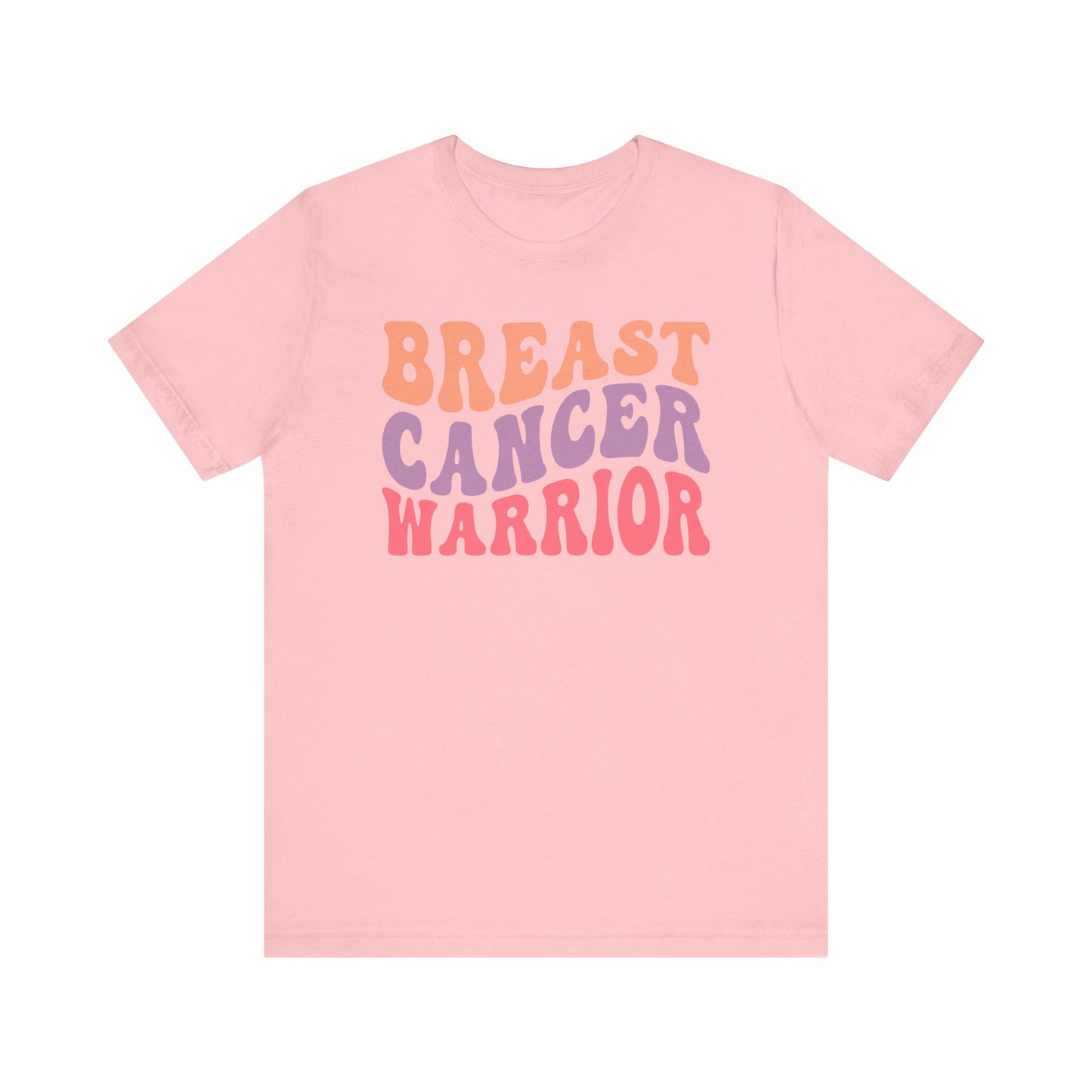 🎗️💪 Breast Cancer Warrior T-Shirt – Bold Retro Awareness Tee for Strength & Support 🌸