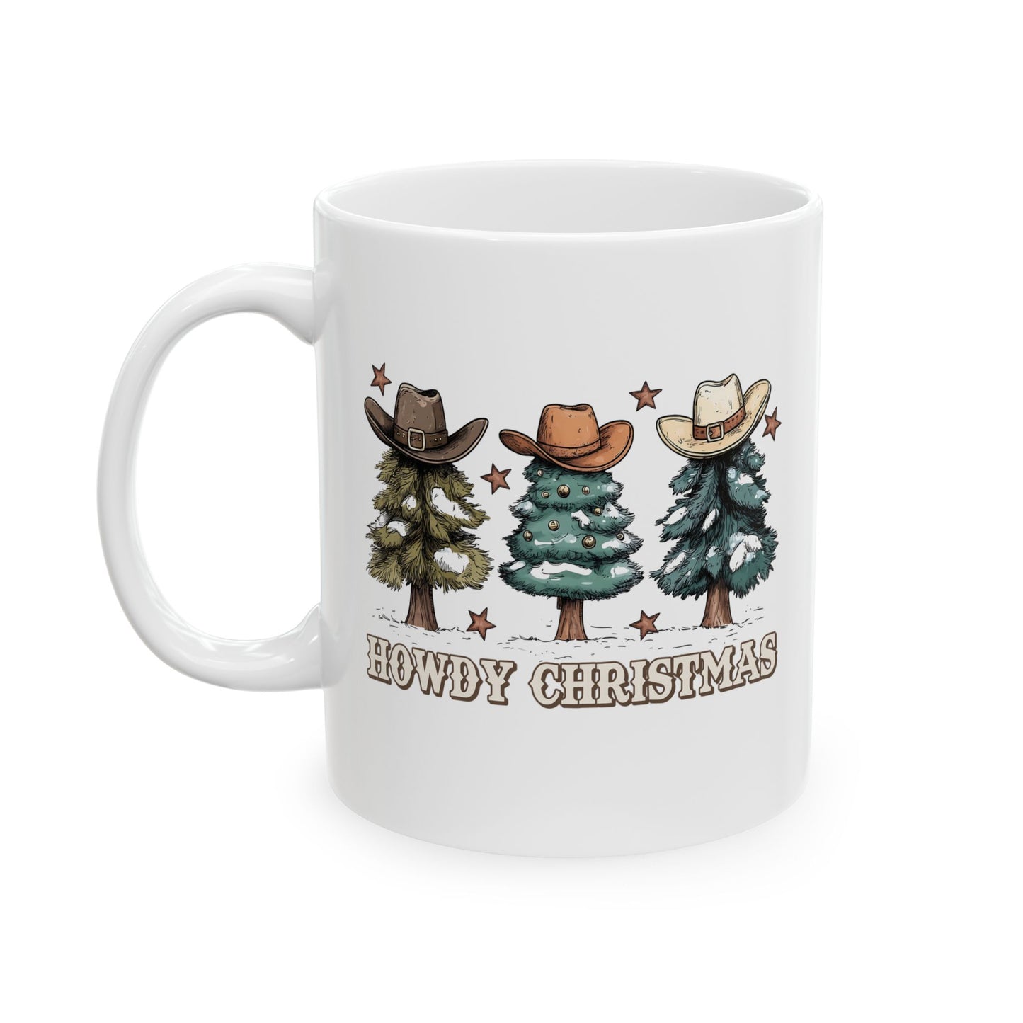 🎄🤠 Howdy Christmas Cowboy Mug – Western Holiday Cheer in Every Sip! ☕⭐