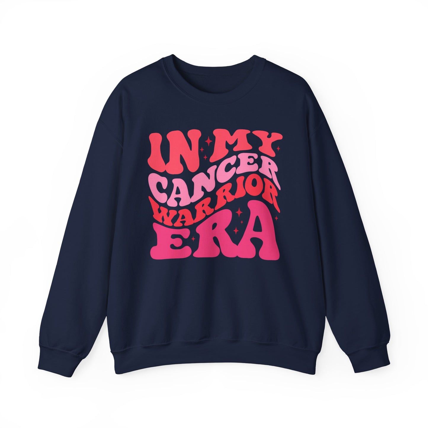 🌟🎀 In My Cancer Warrior Era Sweatshirt – Retro Breast Cancer Awareness Crewneck