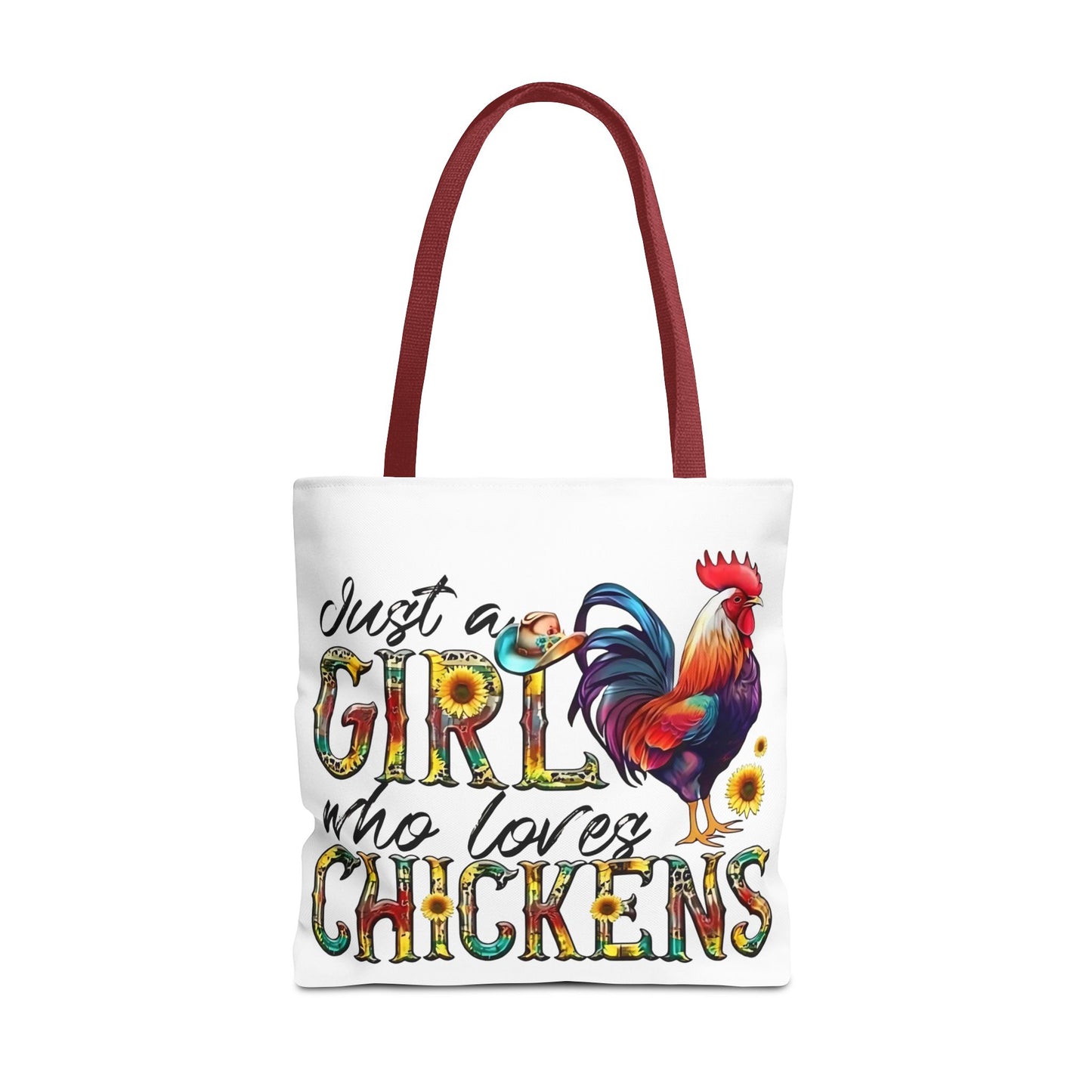 🐔 Solo una chica que ama las gallinas: Bolsa de tela estilo granja para amantes de las gallinas