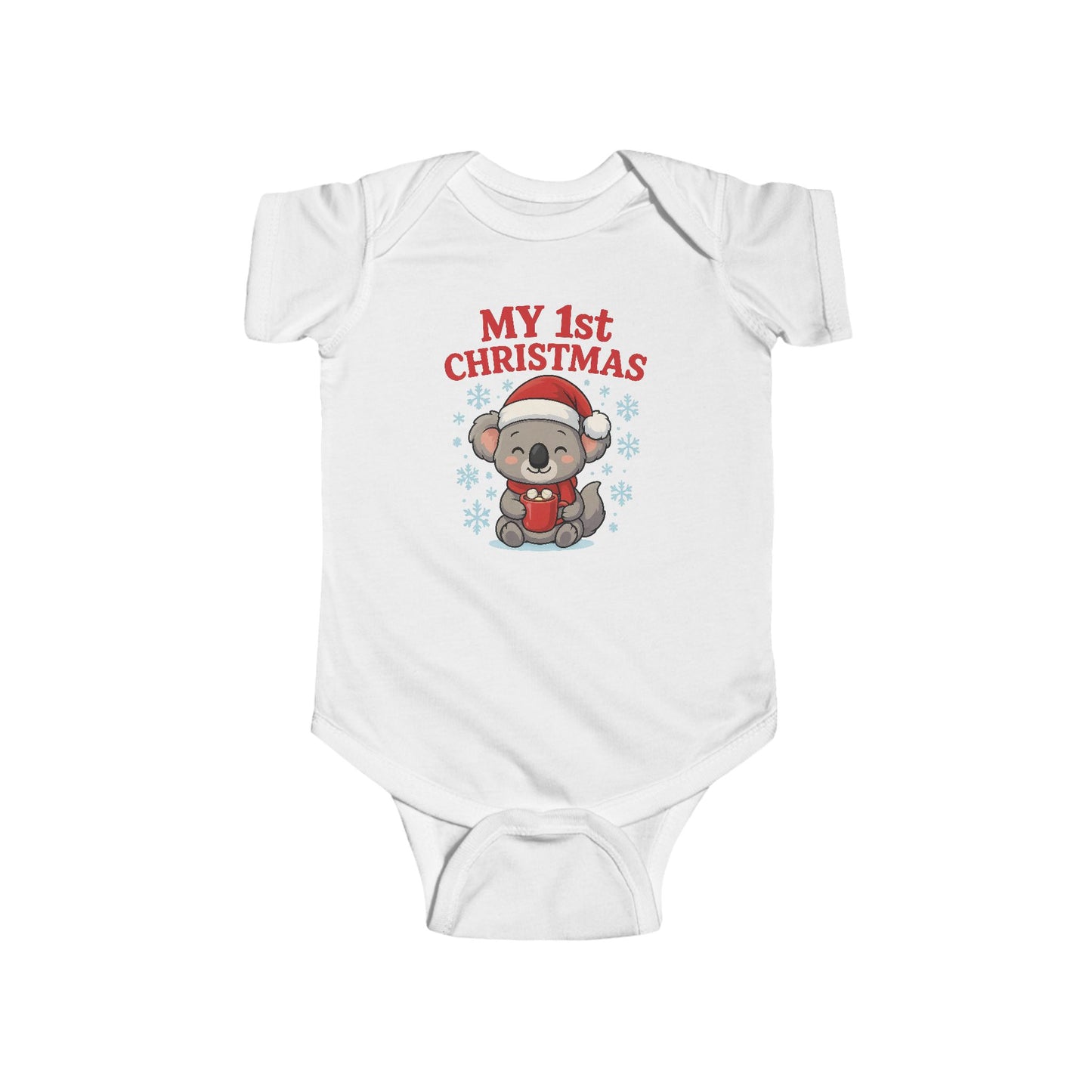 🎄🐨 My 1st Christmas Baby Onesie – Adorable Koala Holiday Outfit for Infants 🎅❄️